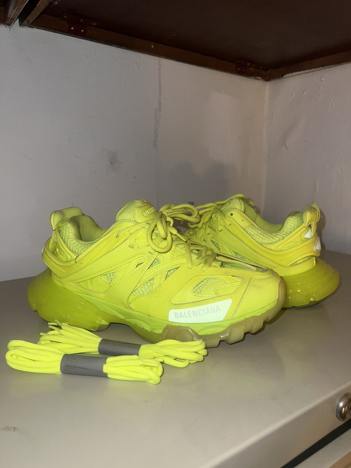 Balenciaga Track Sneaker ‘Clear Sole - Fluo’