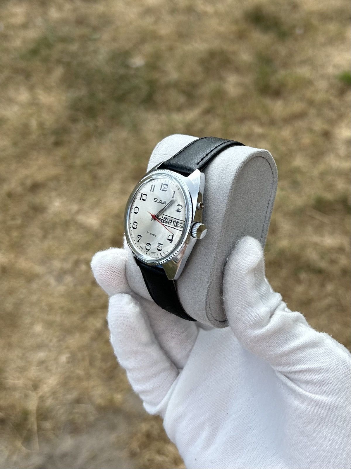 Vintage Vintage Watch Slava Made in USSR Soviet Mechanical 1980s Size ONE SIZE - 11 Thumbnail