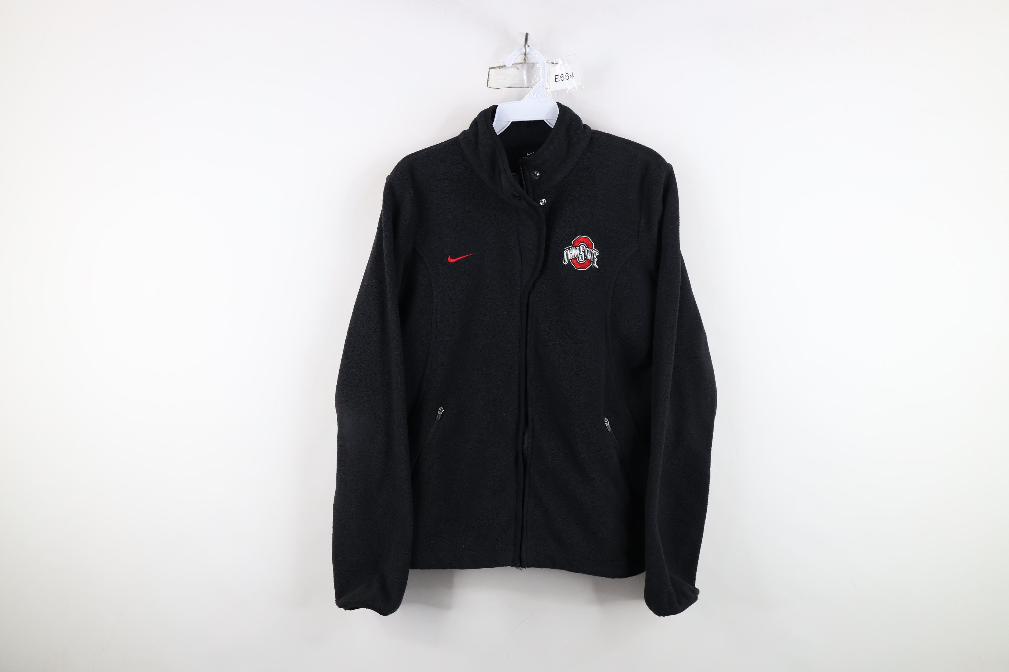 Nike Vintage Nike Mini Swoosh Ohio State University Fleece Jacket Size M / US 6-8 / IT 42-44 - 1 Thumbnail