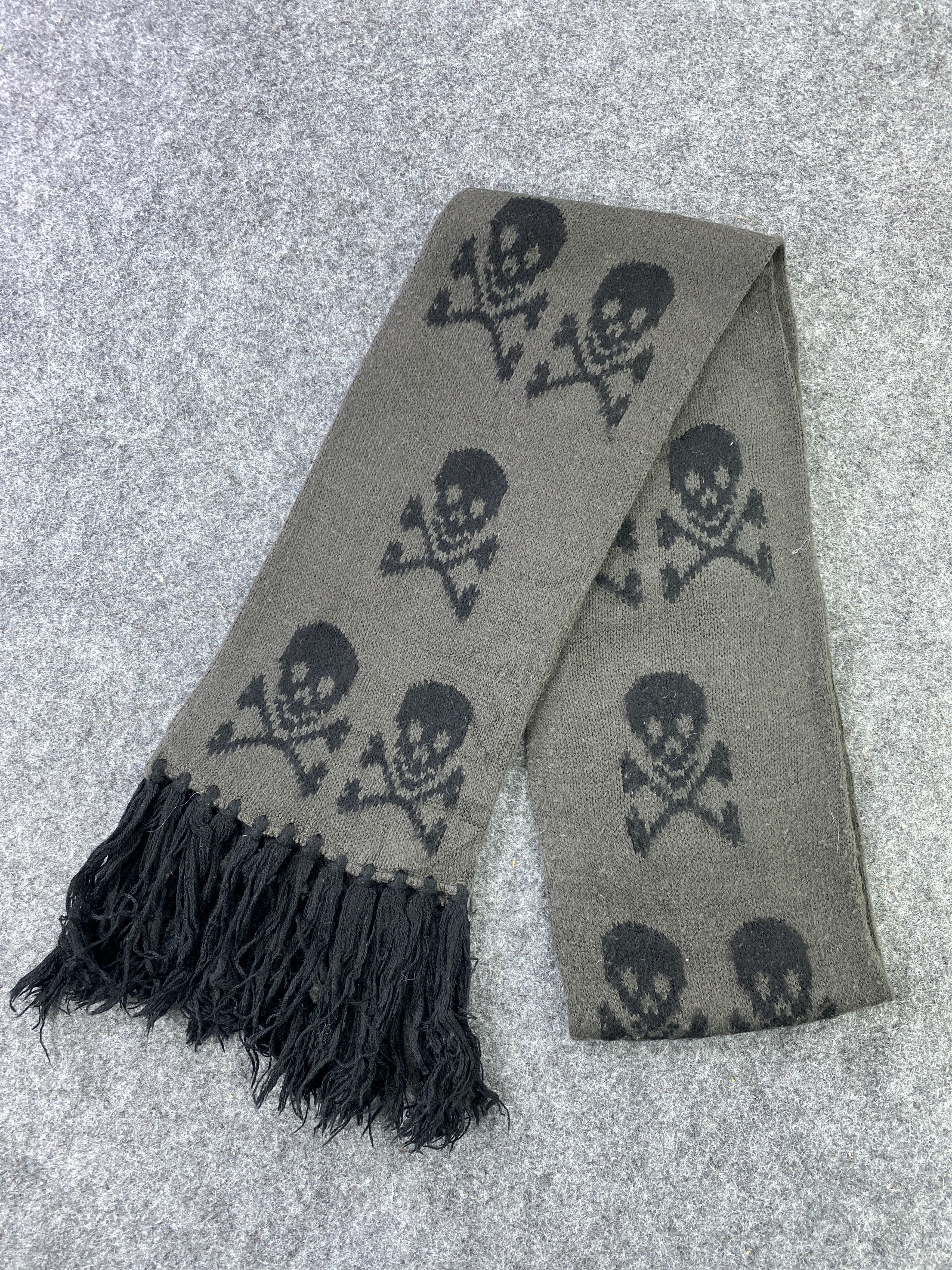 Designer Skull Scarf / Muffler / Neckwear -T369 Size ONE SIZE - 6 Thumbnail