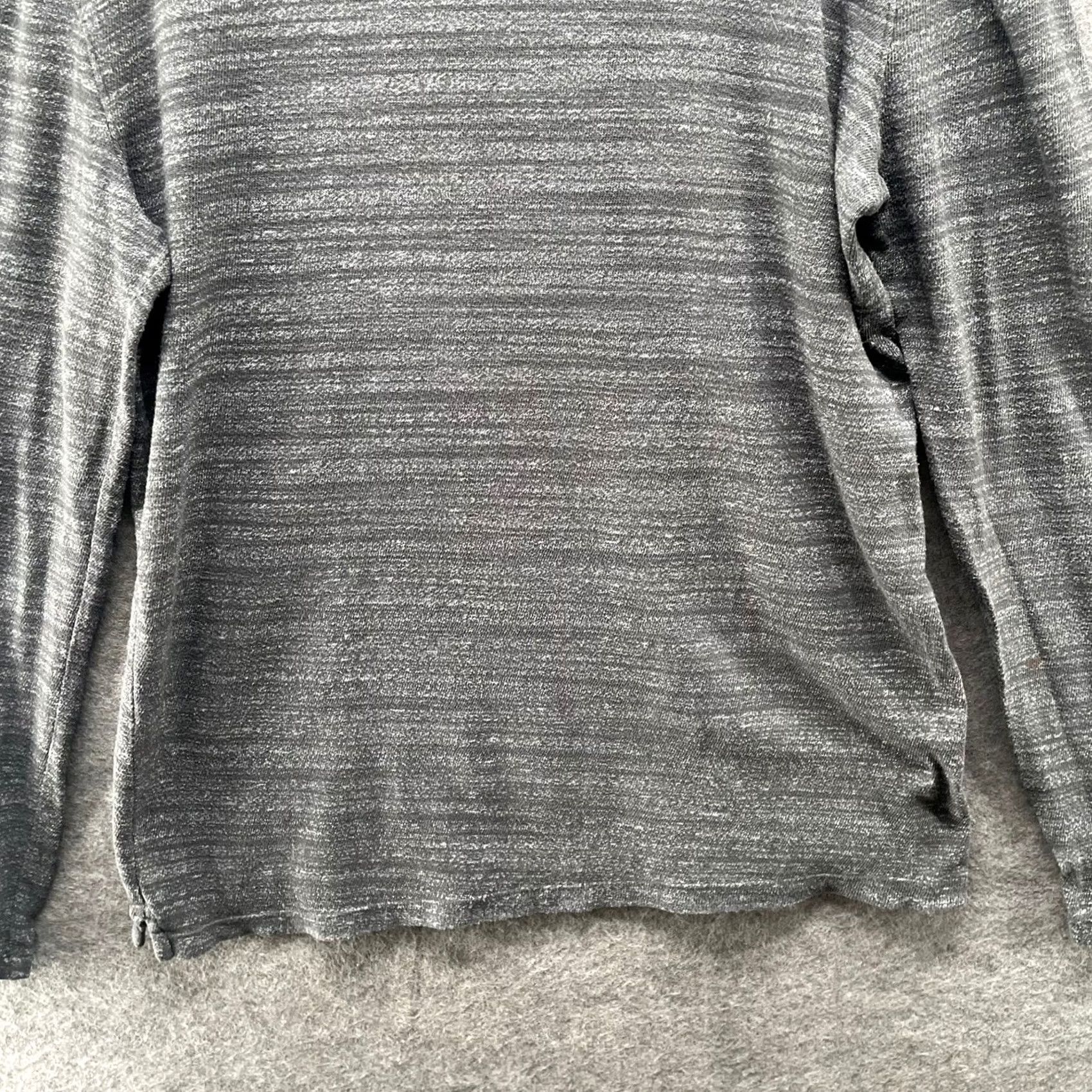 Gap Gap Soft Spun Crewneck Long Sleeve T-Shirt Mens LT Gray Thermal Heathered Size US L / EU 52-54 / 3 - 4 Thumbnail