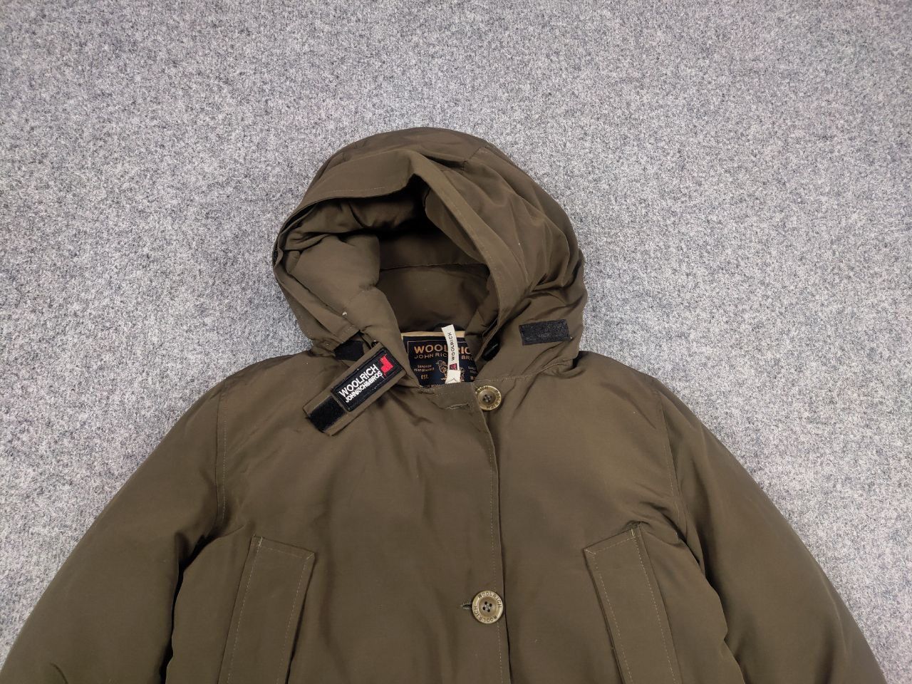 Woolrich Woolen Mills Woolrich Arctic Airforce 4 Pocket Parka Down Hooded Jacket Size M / US 6-8 / IT 42-44 - 4 Thumbnail