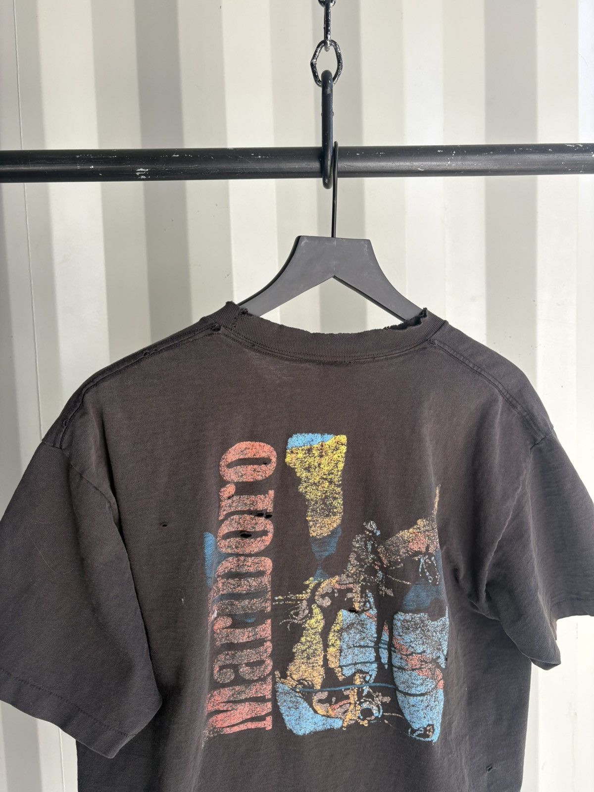 Vintage Vintage Marlboro Cowboy Shirt Distressed Faded Grunge Band Size US L / EU 52-54 / 3 - 6 Thumbnail