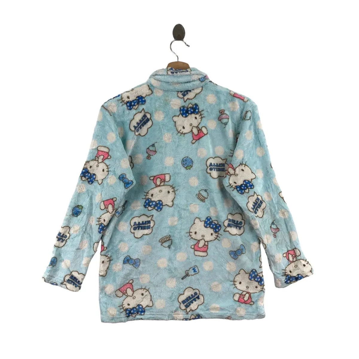 Vintage Vtg HELLO KITTY SANRIO Anime Cartoon Fleece Shirt Casual Size M / US 6-8 / IT 42-44 - 3 Thumbnail