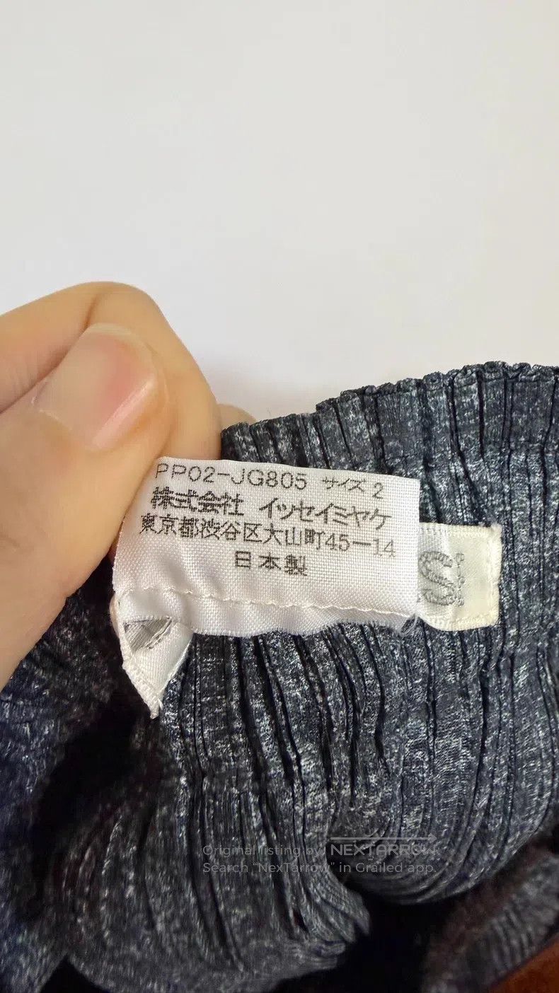 Issey Miyake Issey Miyake Denim Pleated Midi Skirt Size 25" / US 0 / IT 36 - 6 Thumbnail