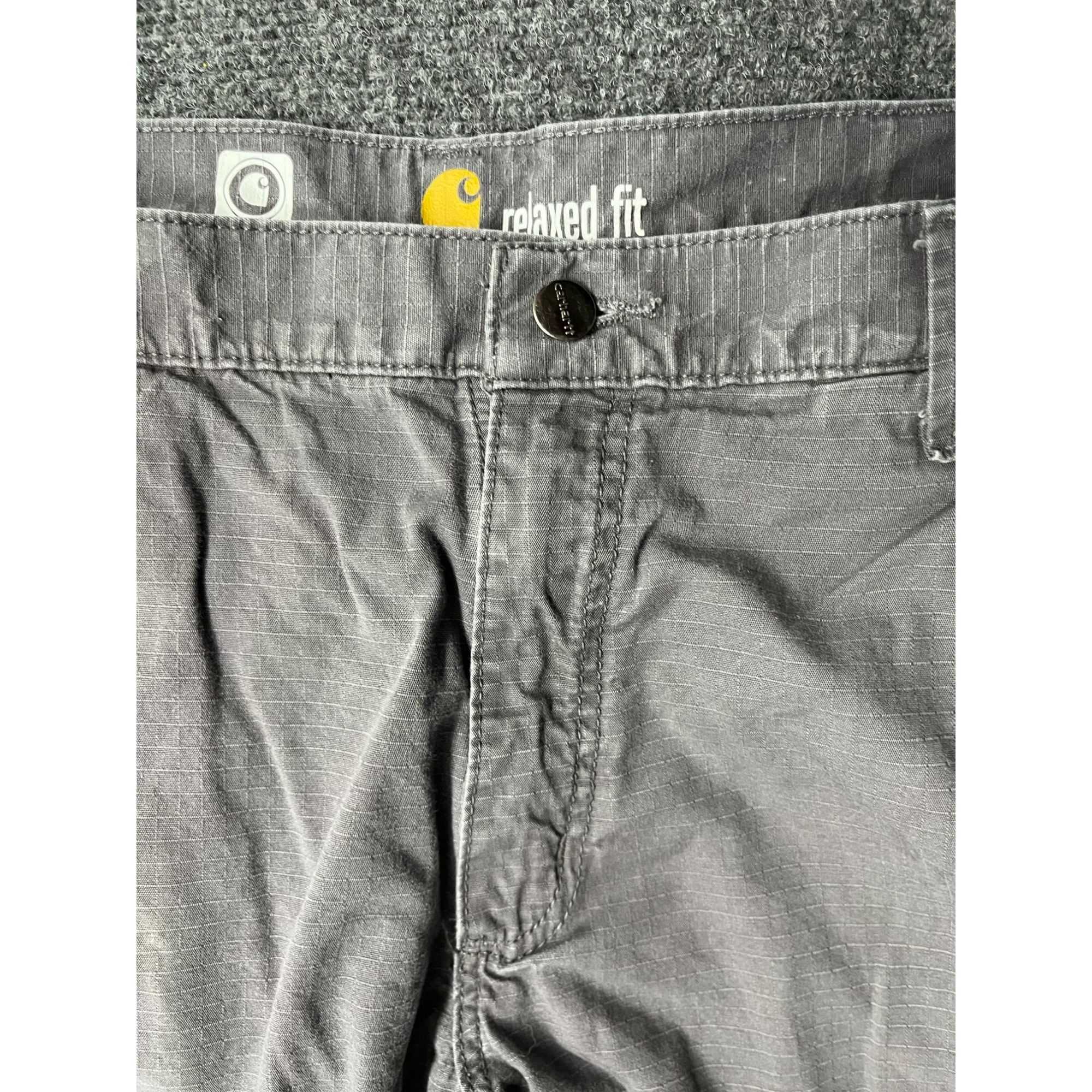 Carhartt Carhartt Force Pants Mens 36x32 Gray Relaxed Fit Flex Utilit Size US 36 / EU 52 - 2 Thumbnail