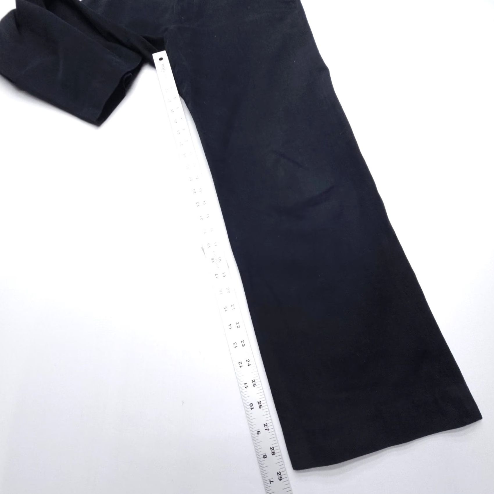 Banana Republic Banana Republic Pants Chino Mens 33x29 Black 100% Cotton Twill Regular Straight Preppy Vintage? No Size US 33 - 6 Thumbnail