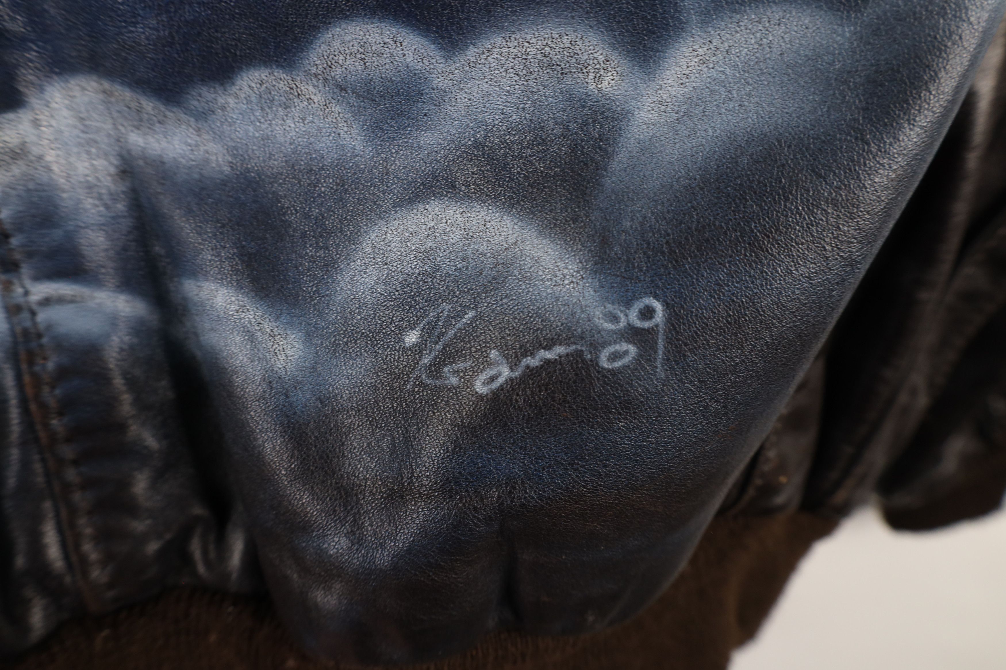 Vintage Vintage 80s Air Brush Military Flight Bomber Jacket USA Size US XL / EU 56 / 4 - 13 Thumbnail