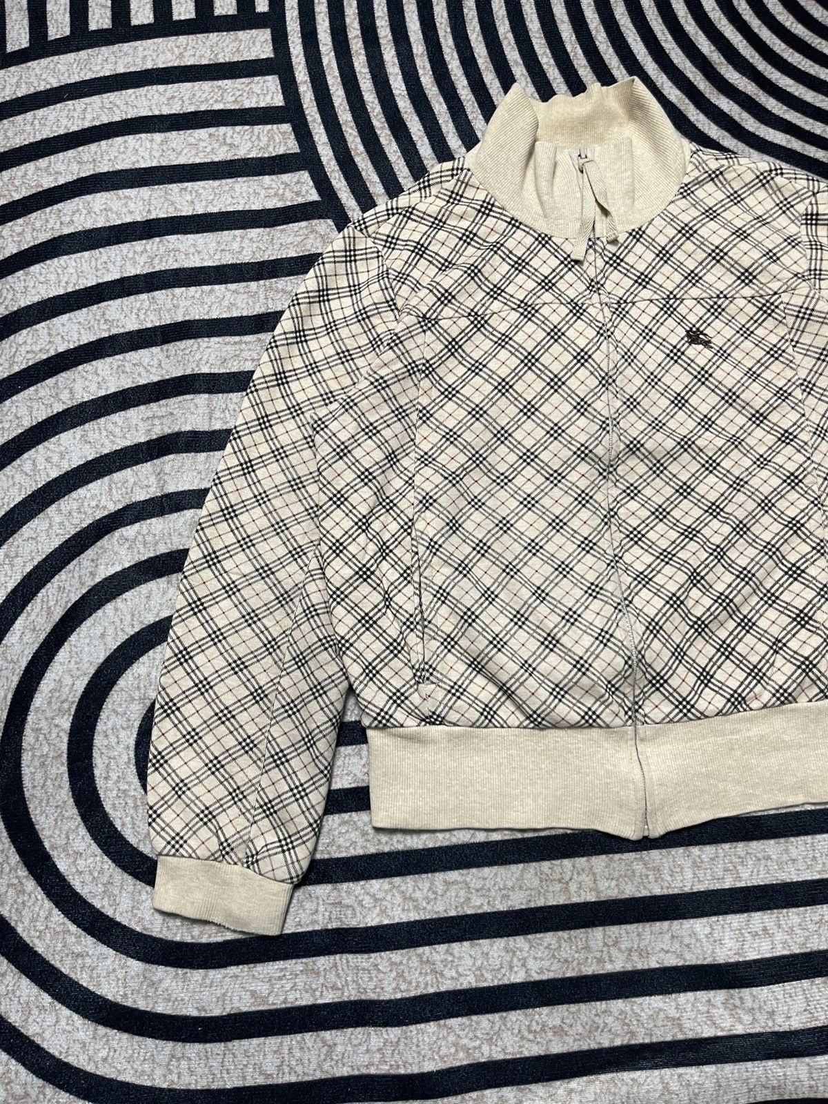 Burberry 🐐90s BURBERRY LONDON BLUE LABEL NOVACHECK SWEATER Size XS / US 0-2 / IT 36-38 - 3 Thumbnail