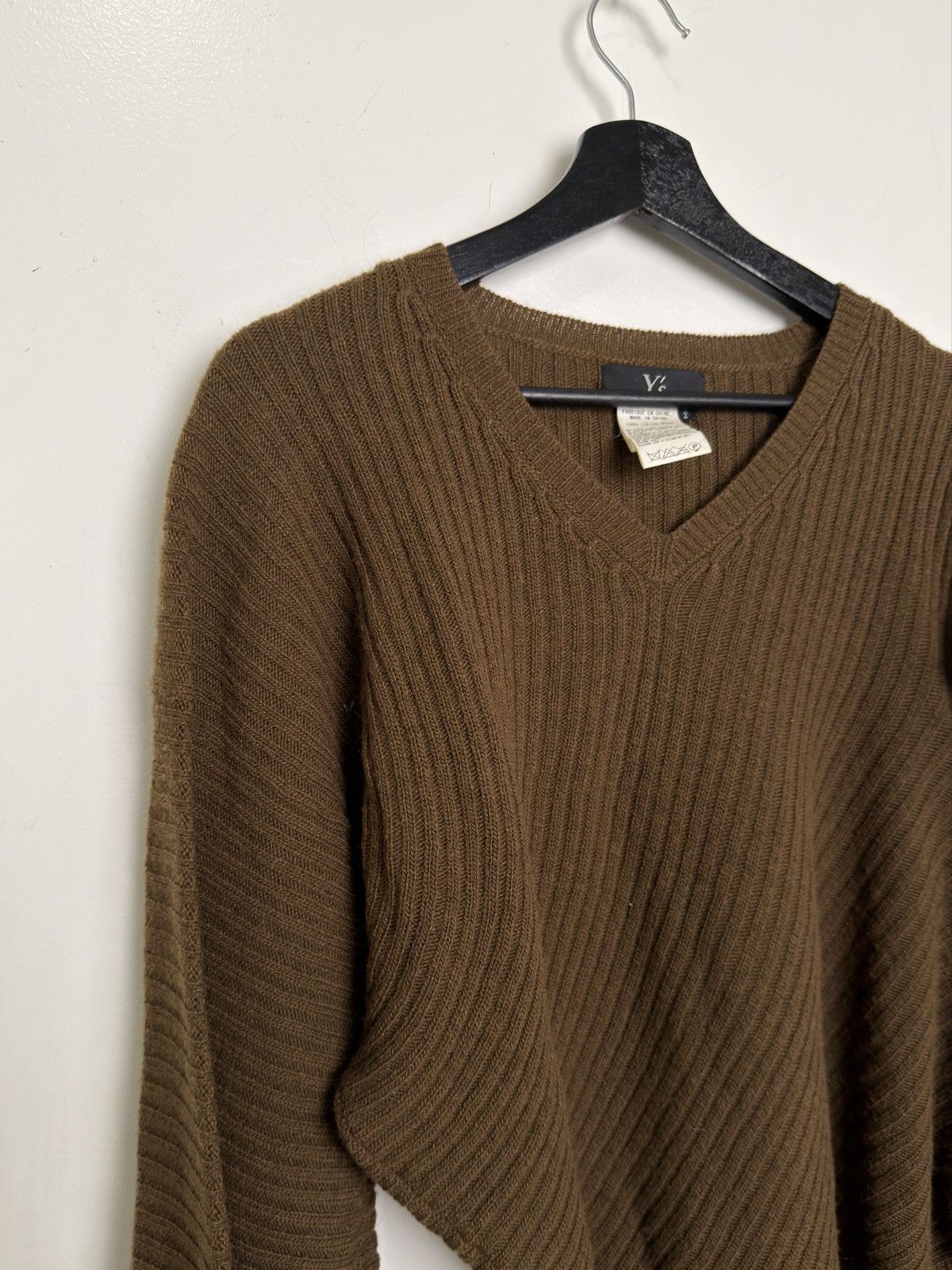 Y's Y's Twisted Ribbed V-Neck Size M / US 6-8 / IT 42-44 - 5 Thumbnail