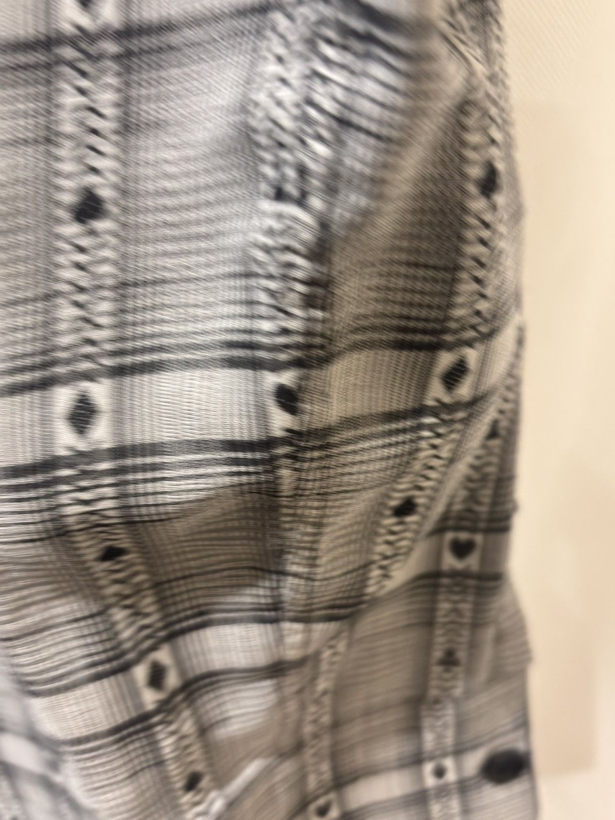 Saint Laurent Paris RARE NWOT Saint Laurent SS18 Casino Spade Plaid LG Shirt Size US L / EU 52-54 / 3 - 13 Thumbnail