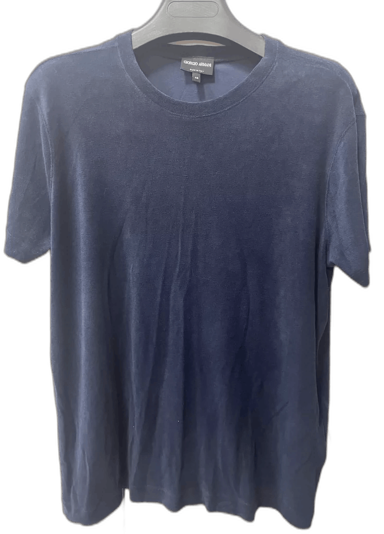 Emporio Armani Giorgio Armani Short Sleeve Knitted T-Shirt Size US M / EU 48-50 / 2 - 1 Thumbnail
