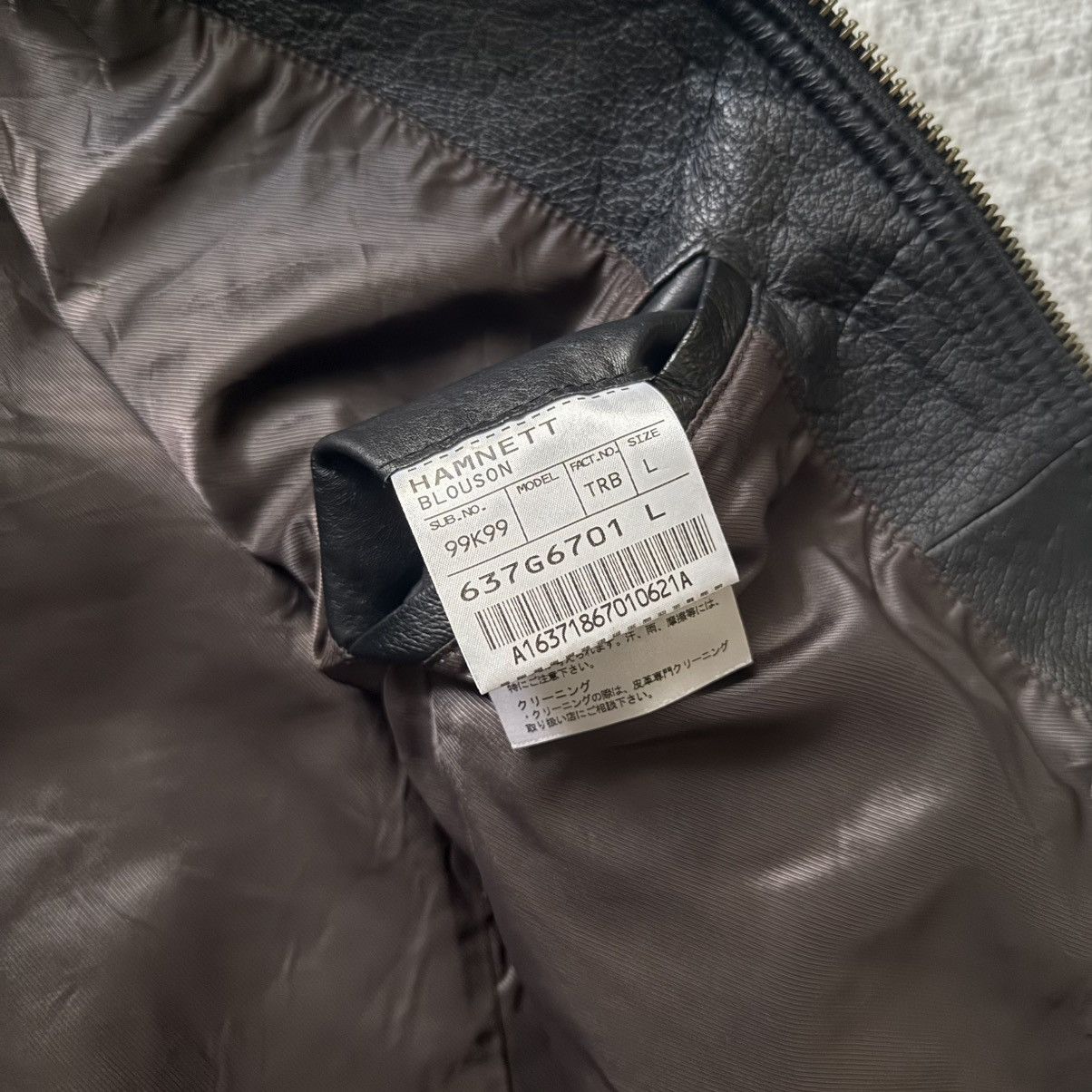 Katharine Hamnett London Katharine Hamnett Pig Leather Rabbit Fur Bomber Jacket Size US L / EU 52-54 / 3 - 6 Thumbnail