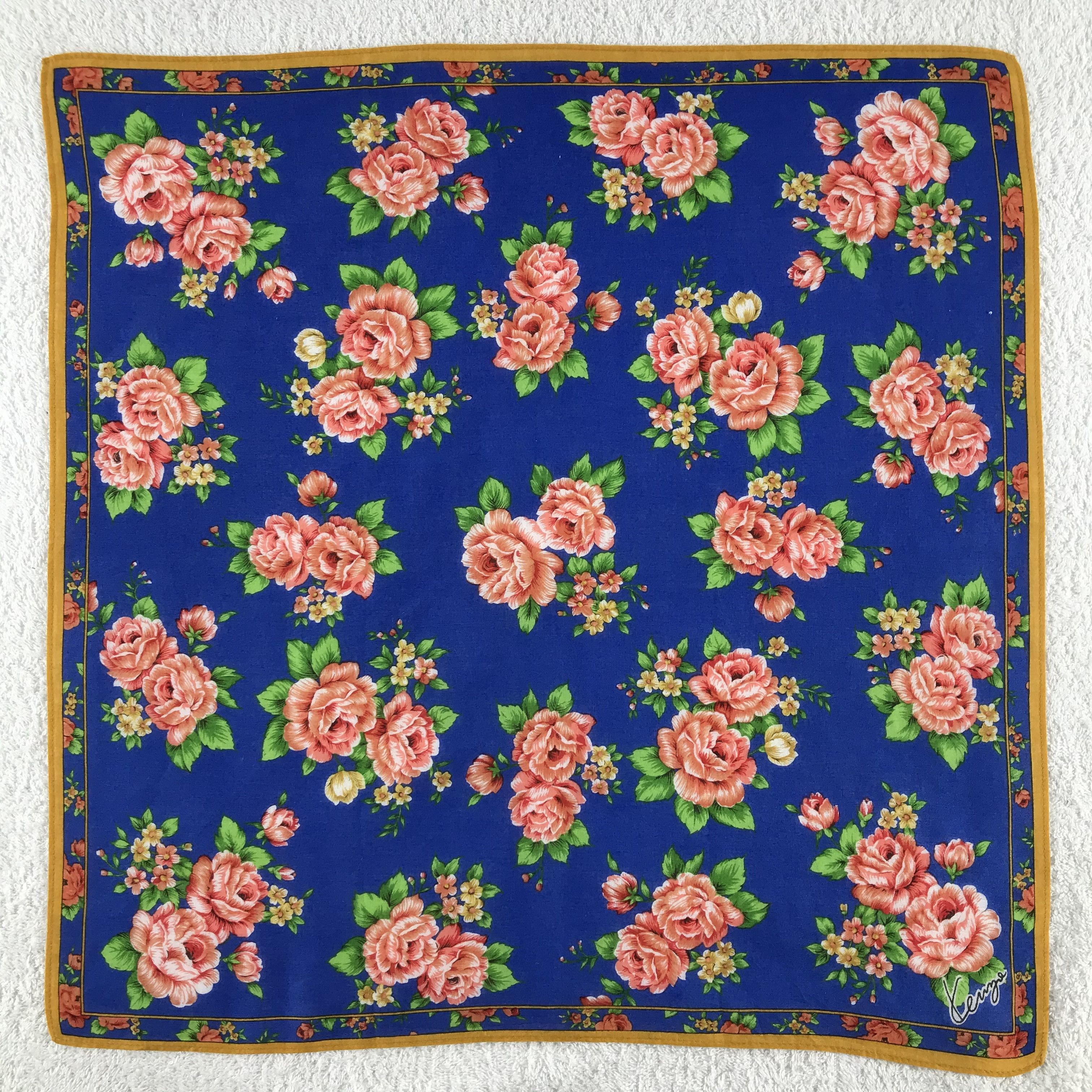Kenzo × Vintage Kenzo Bandana / Handkerchief / Neckerchief - S190 Size ONE SIZE - 1 Thumbnail