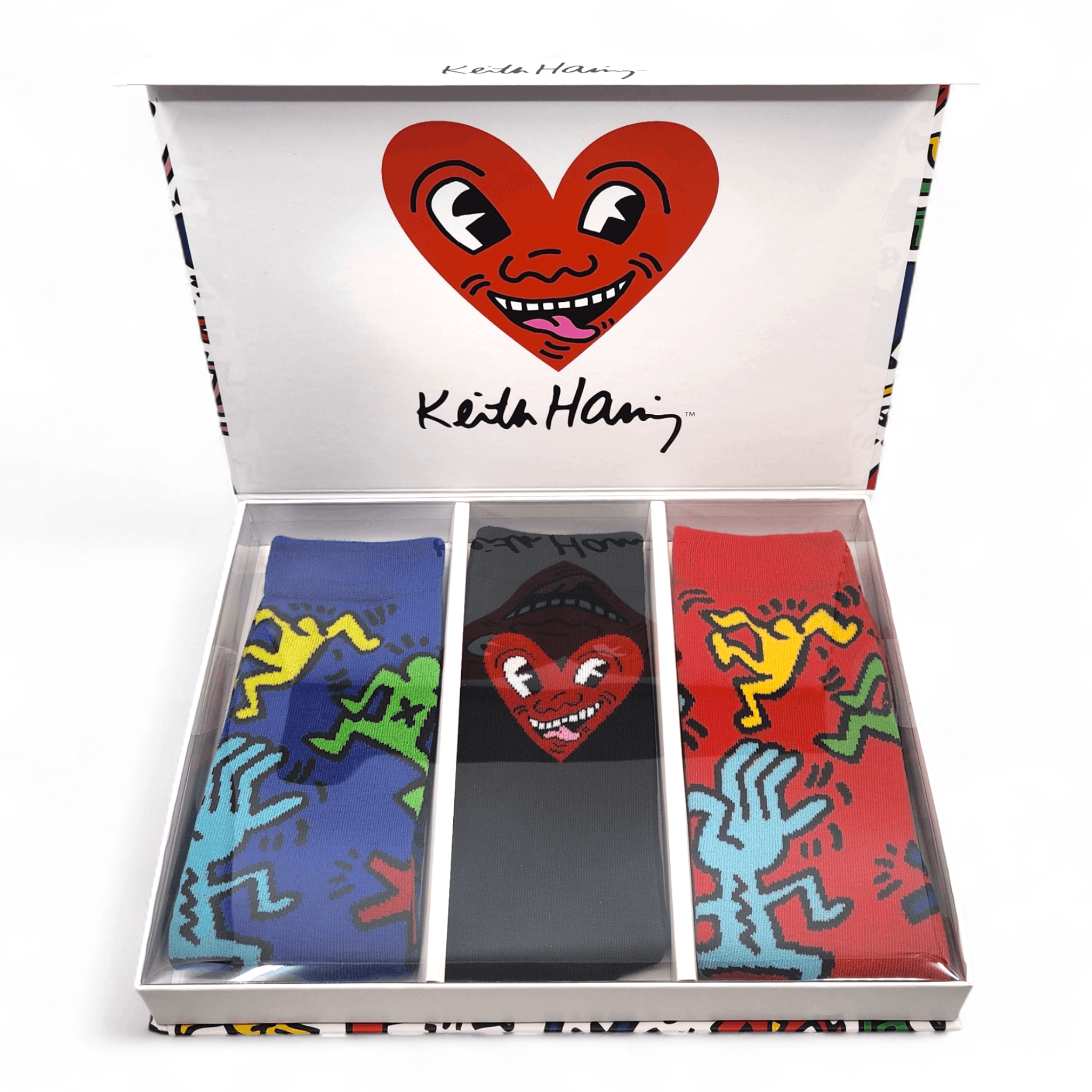 Keith Haring Keith Haring Crew Socks 3 Pairs Size ONE SIZE - 2 Thumbnail