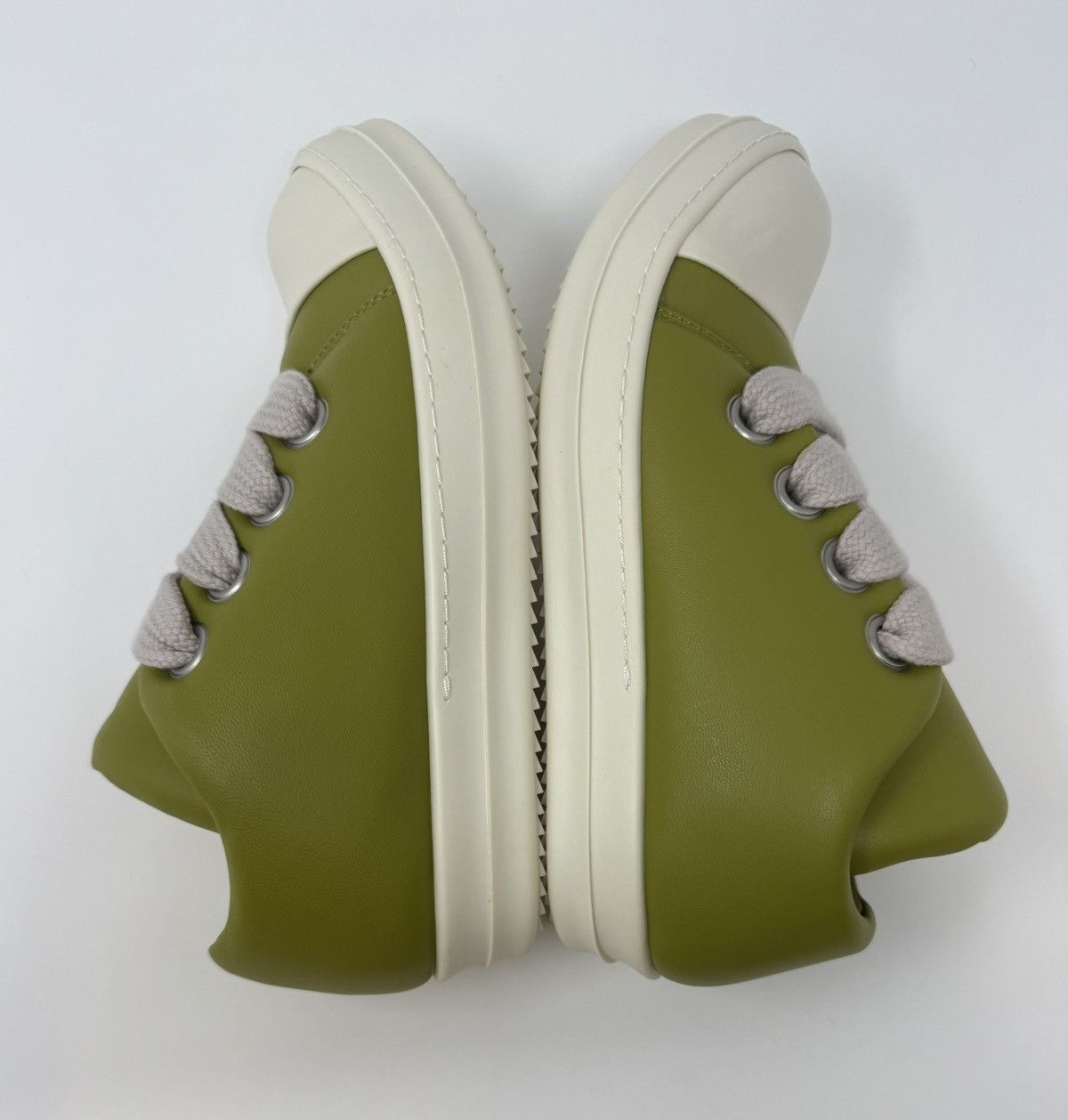 Rick Owens Rick Owens Mainline Padded Jumbo Lace Ramones Green Size US 9 / EU 42 - 3 Thumbnail