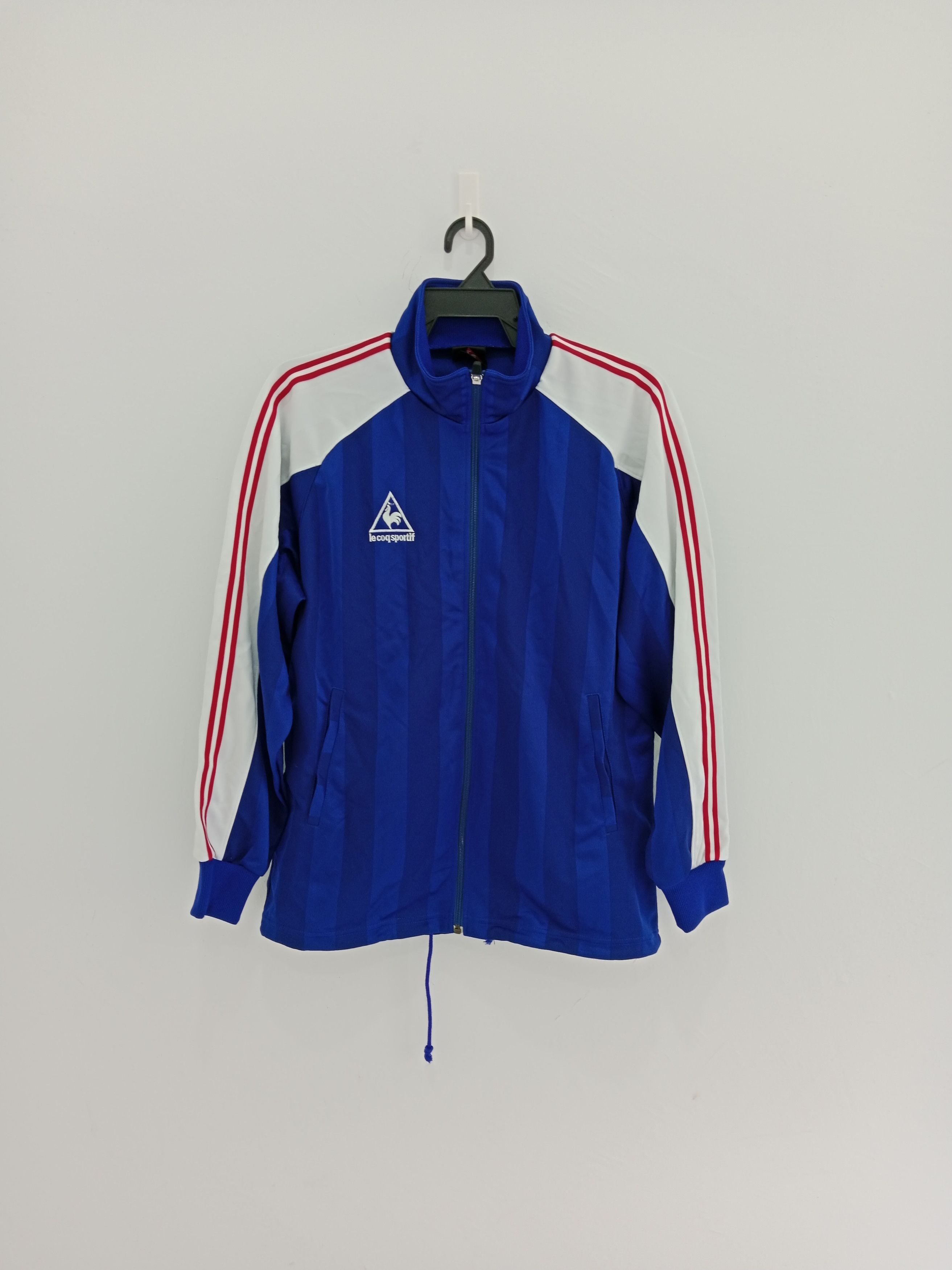 Le Coq Sportif × Vintage Le Coq Sportif Sweater Full Zipper Nice Colour Size US M / EU 48-50 / 2 - 1 Thumbnail