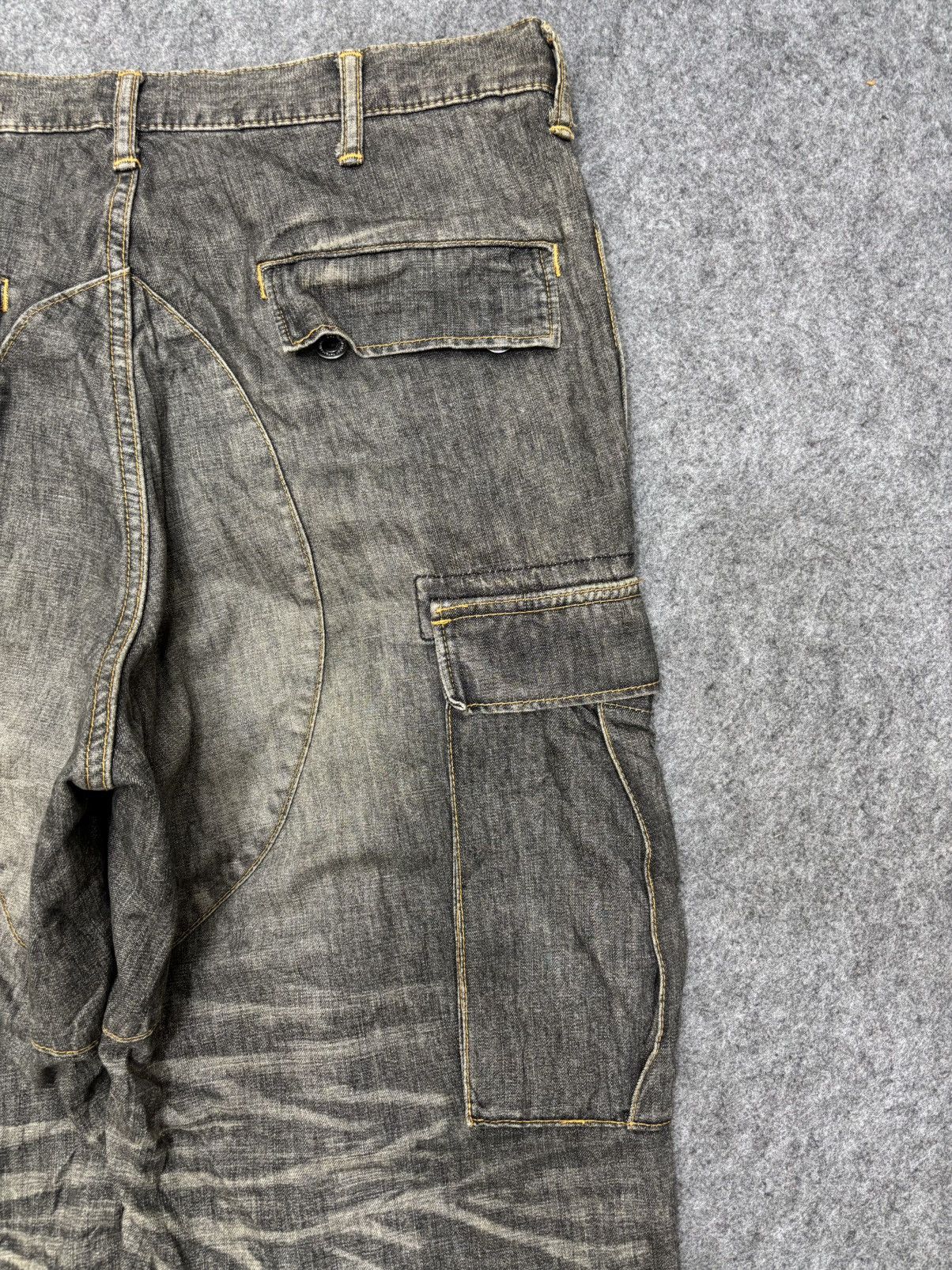 Swagger 💥Baggy💥Vintage Swagger Double Knee Light Denim F624 Size US 35 - 10 Thumbnail
