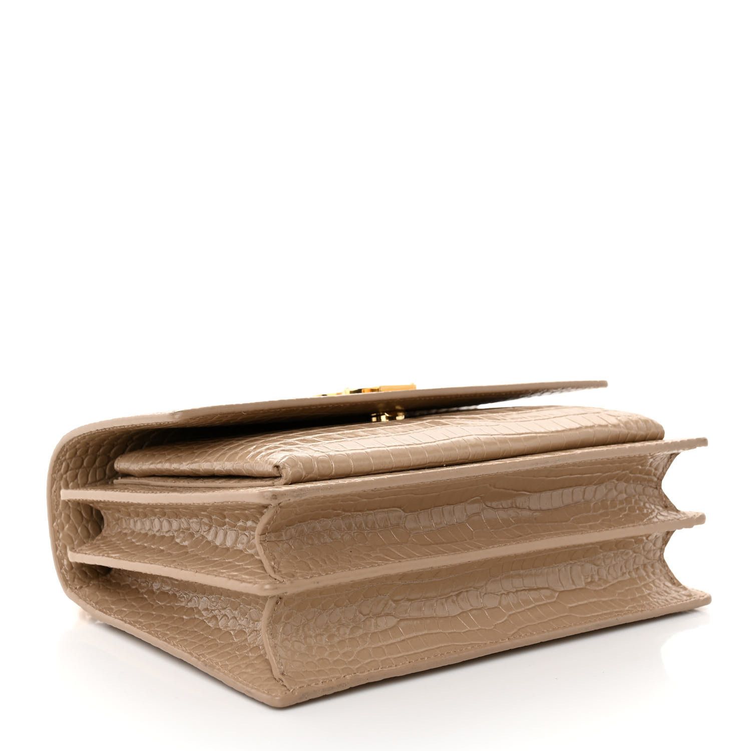 Saint Laurent Paris o1b1hav111024 Size: OS / Sunset Medium Bag in Dark Beige Size ONE SIZE - 3 Thumbnail
