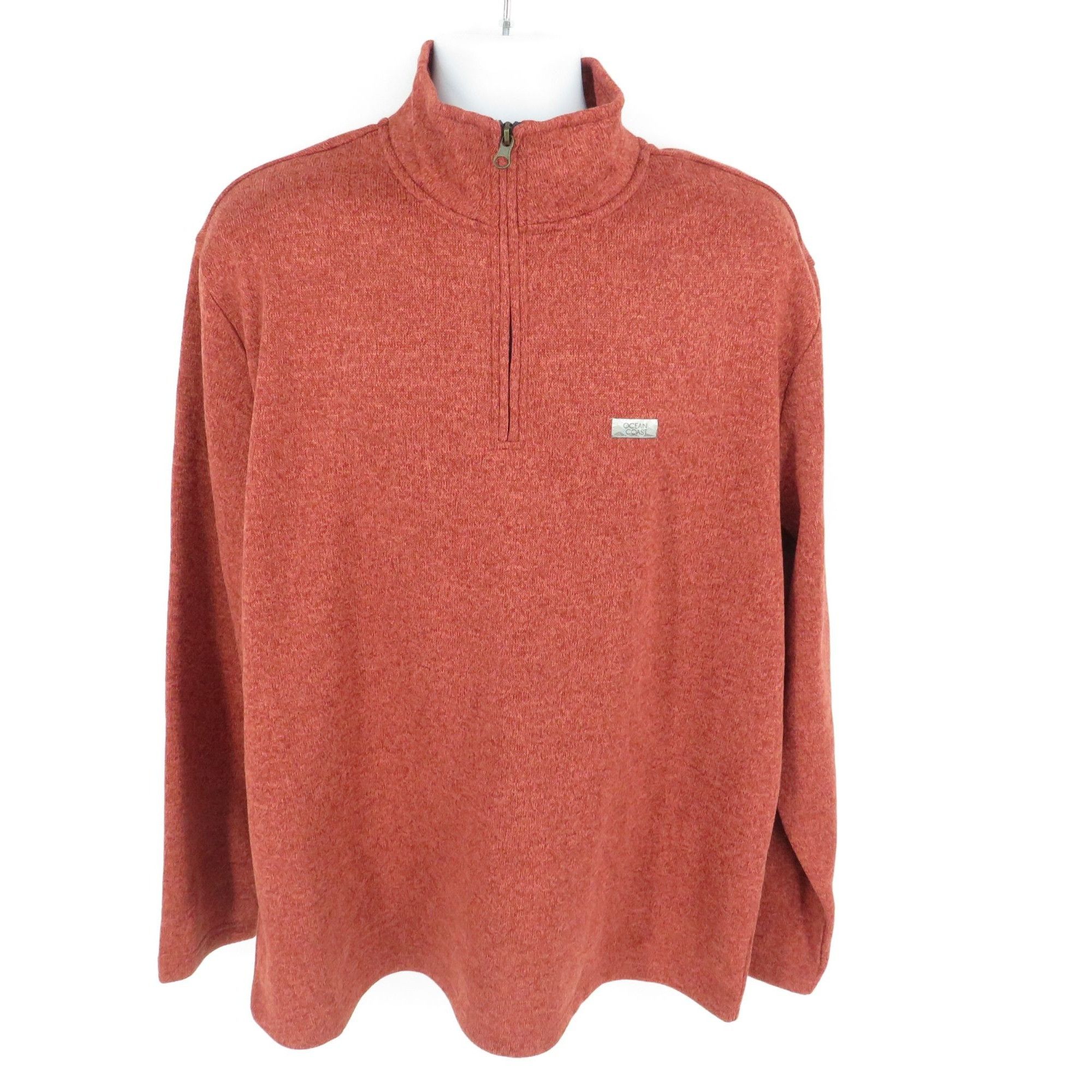 Other Ocean Coast Big & Tall Camper Red Quarter Zip Pullover Sweat Size US L / EU 52-54 / 3 - 1 Thumbnail