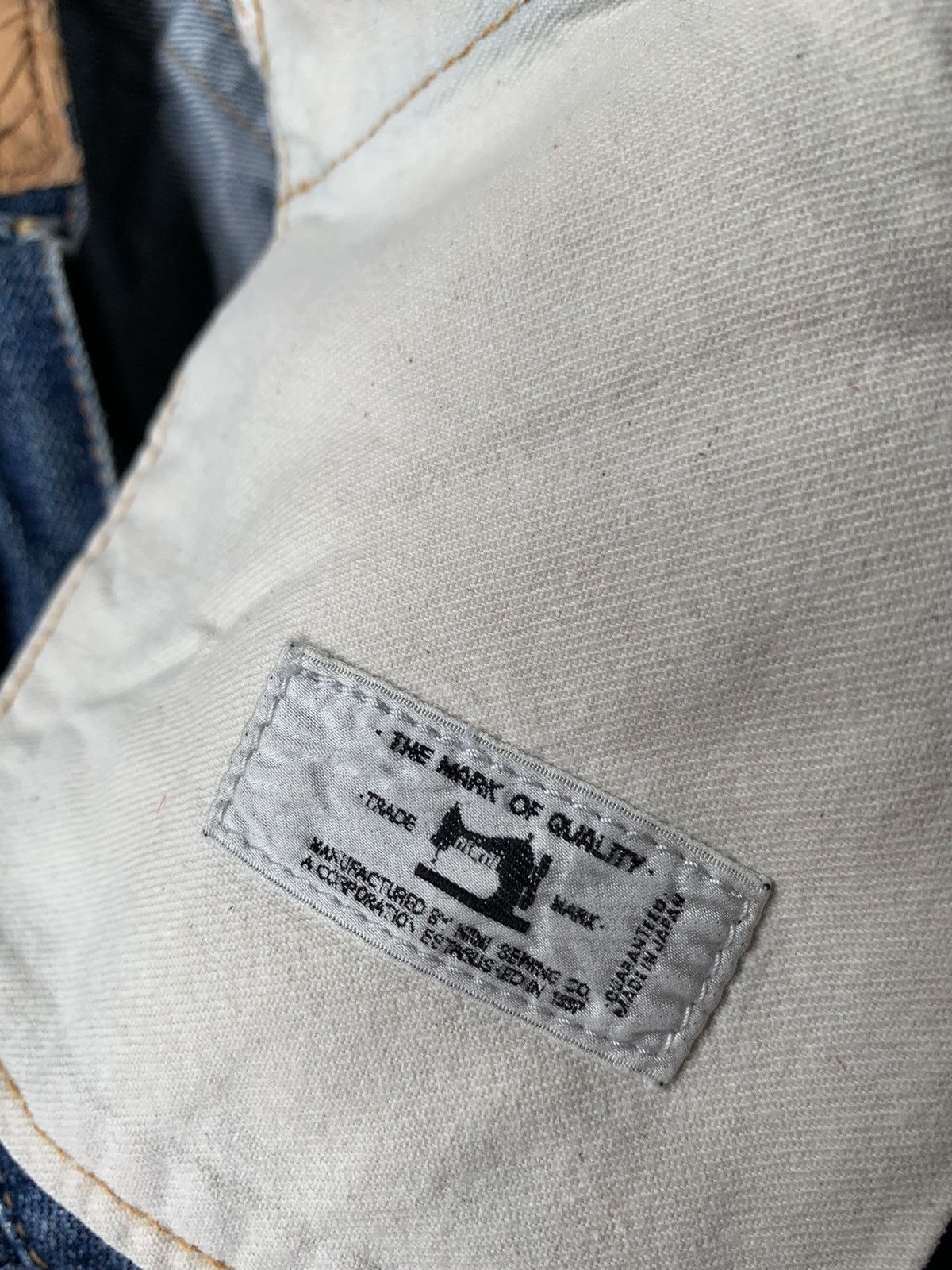 Japanese Brand × RESOLUTE Resolute lot 710 Selvedge Distressed Denim Size US 33 - 15 Thumbnail
