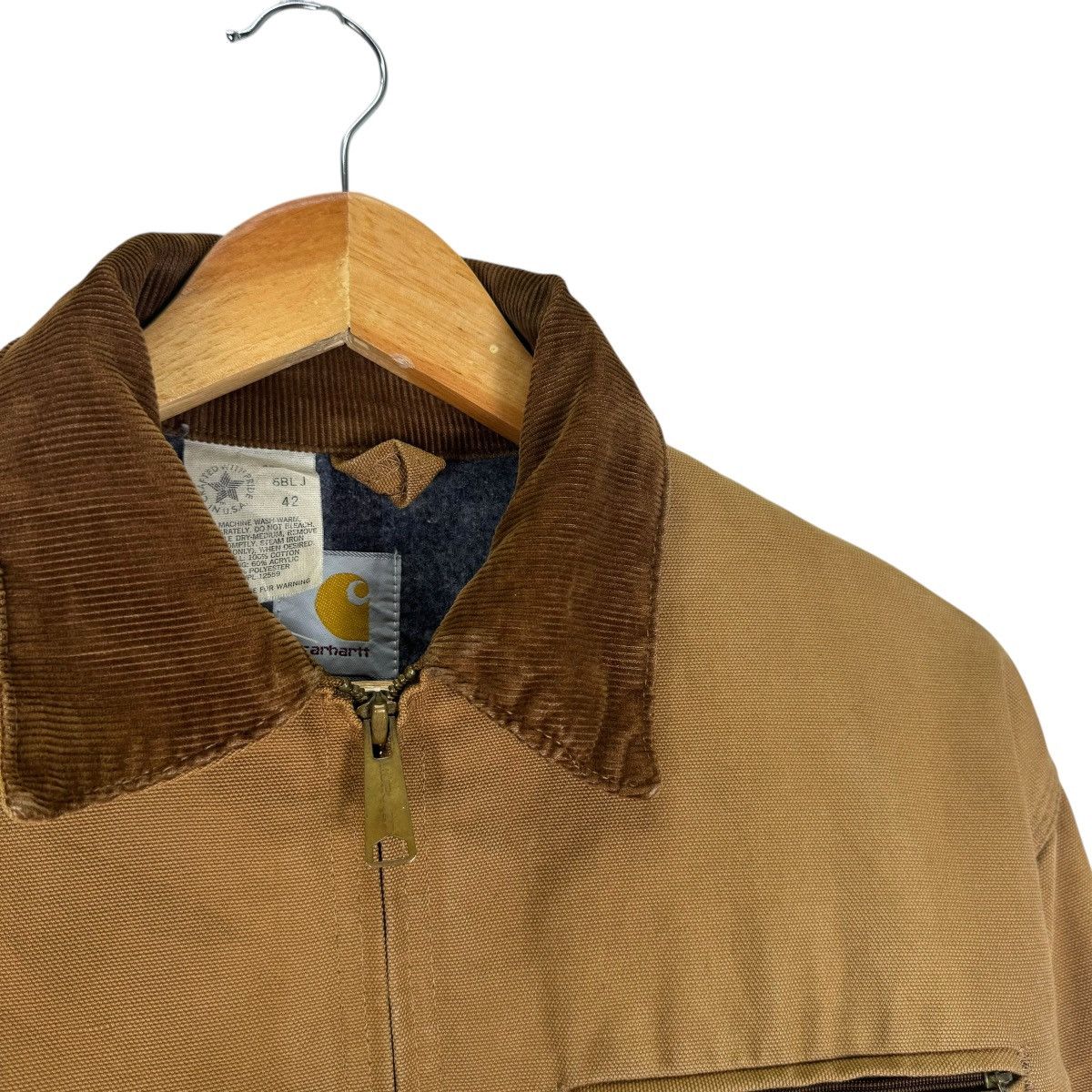 Carhartt ☀️80s CARHARTT DETROIT WORKWEAR BUTTON JACKET Size US M / EU 48-50 / 2 - 6 Thumbnail