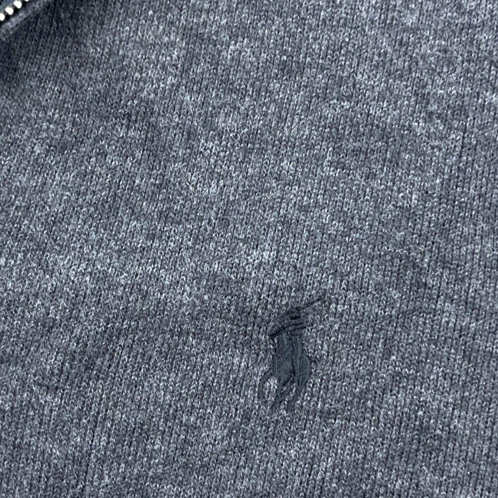 Polo Ralph Lauren Polo Ralph Lauren Sweater Men L Gray Pullover 1/4 Zip Mock Neck Solid Knit Logo Embroidered Vintage? No Size US L / EU 52-54 / 3 - 3 Thumbnail
