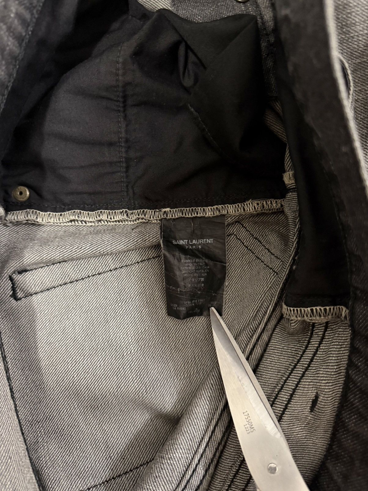 Saint Laurent Paris Saint Laurent Paris SS13 D03 Slim Straight Fit Denim Size US 29 - 5 Thumbnail