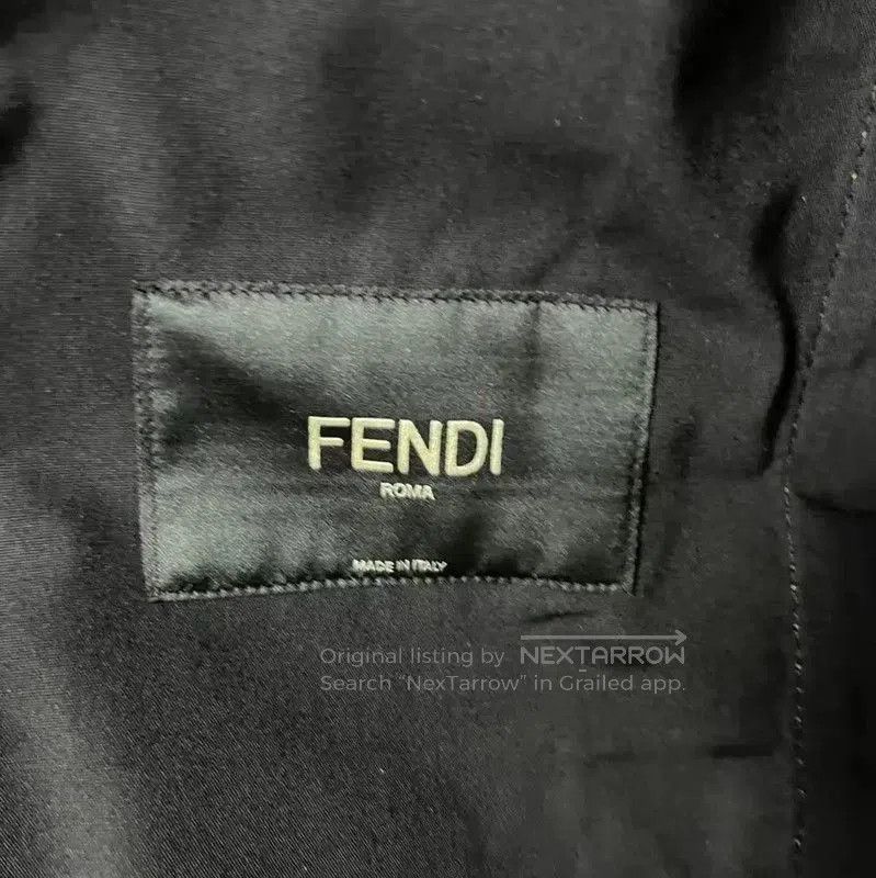 Fendi Fendi Brown Cotton Long Sleeve Shirt . Size US XL / EU 56 / 4 - 3 Thumbnail