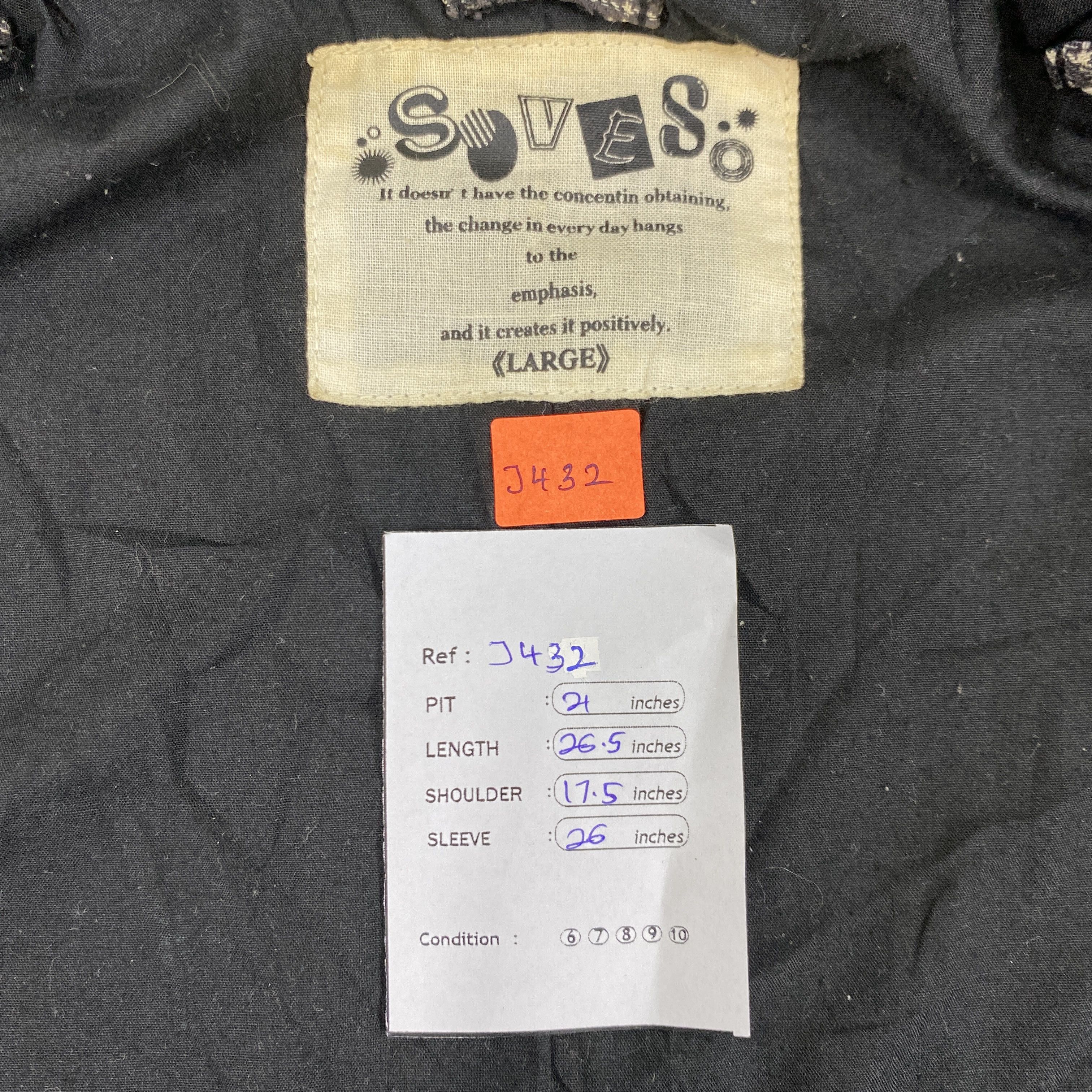 Japanese Brand Soveso Plaid Zipper Jacket- J432 Size US S / EU 44-46 / 1 - 10 Thumbnail