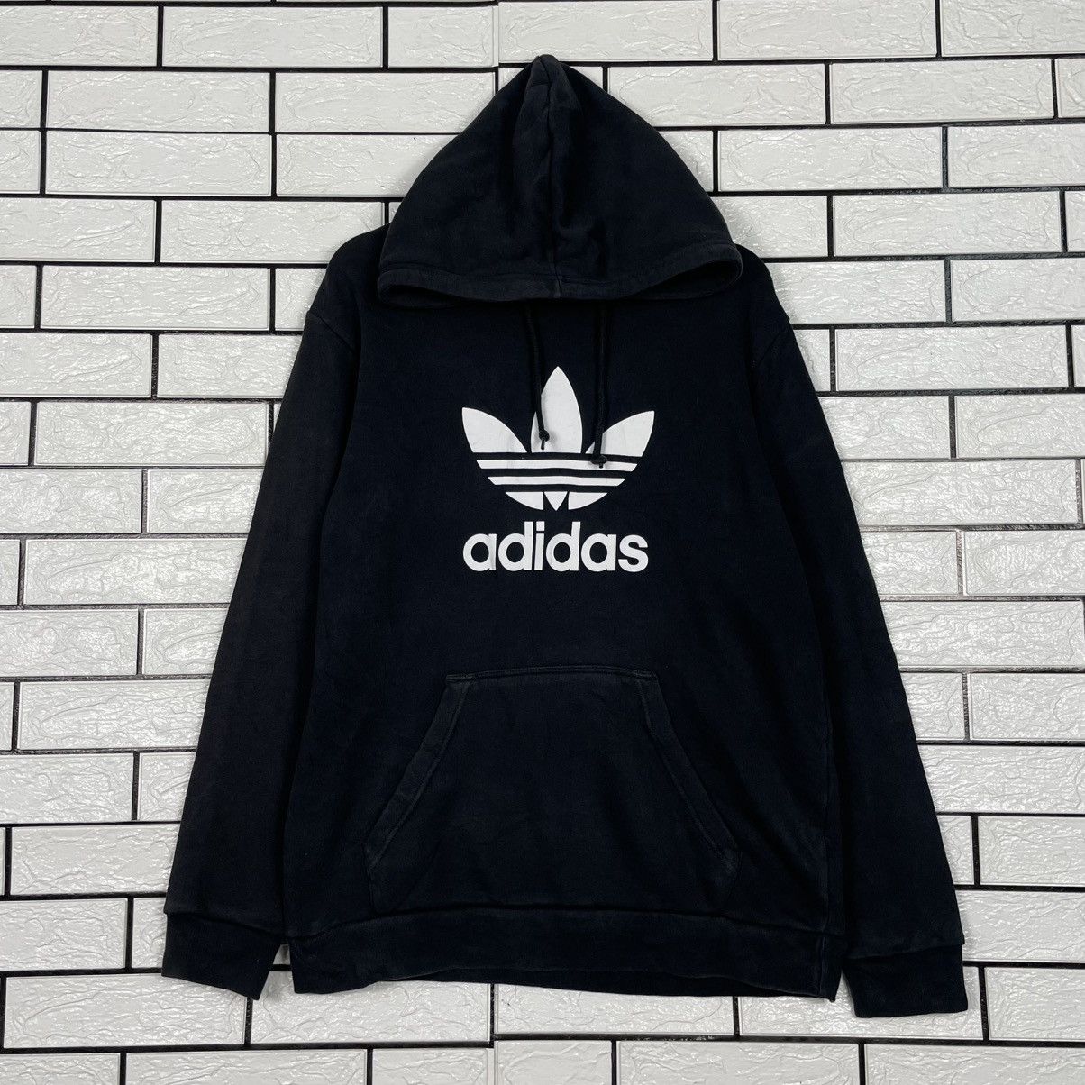 Adidas Adidas Big Logo Pullover Hoodie Size US M / EU 48-50 / 2 - 1 Thumbnail