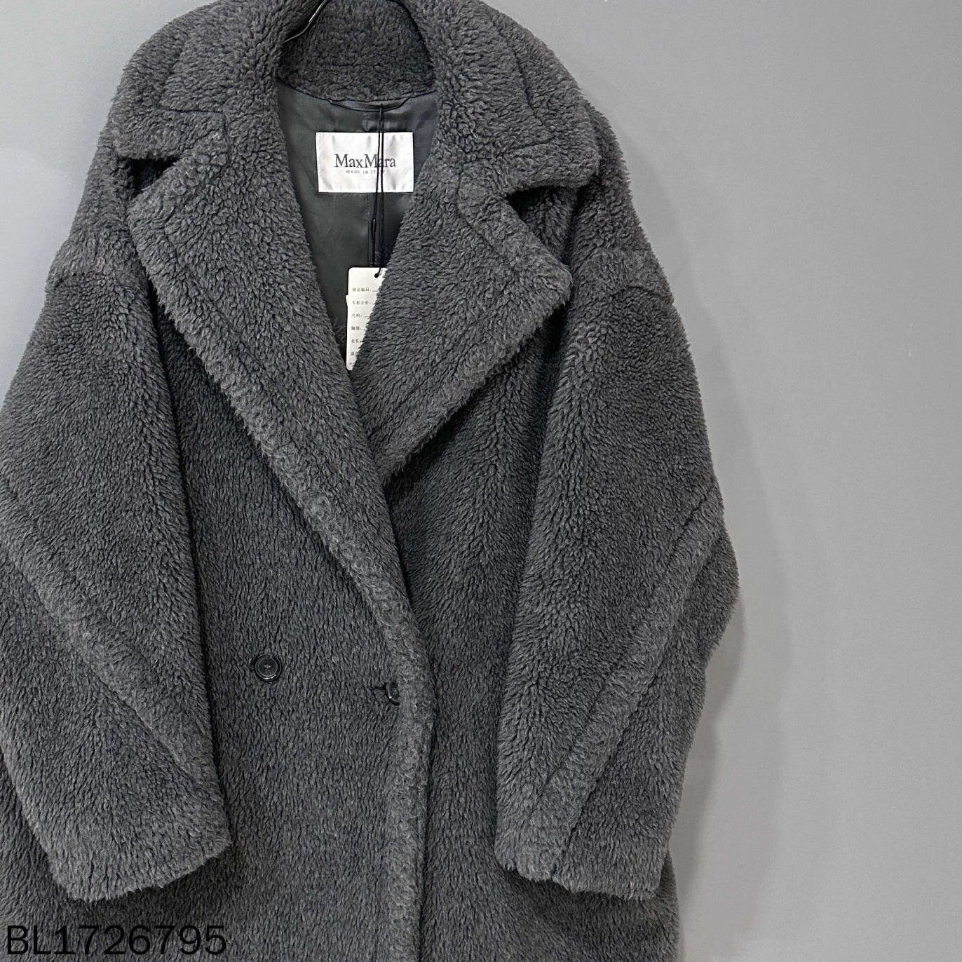 Max Mara MaxMara Deep Space Gray Teddy Coat M 99 New Size M / US 6-8 / IT 42-44 - 2 Thumbnail