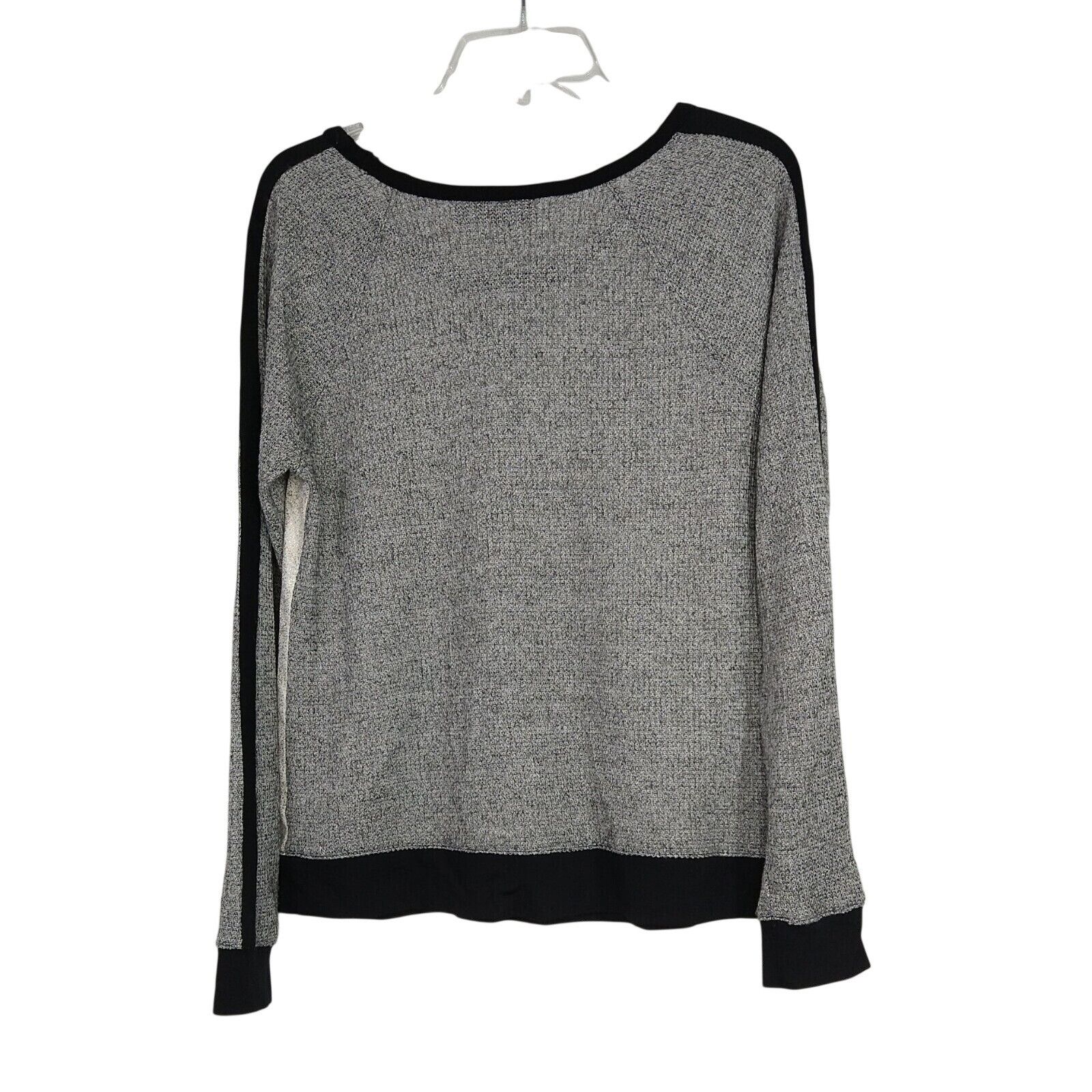 Apt. 9 Apt 9 Knit Top Women Size M White Gold Metallic Black Size M / US 6-8 / IT 42-44 - 4 Thumbnail
