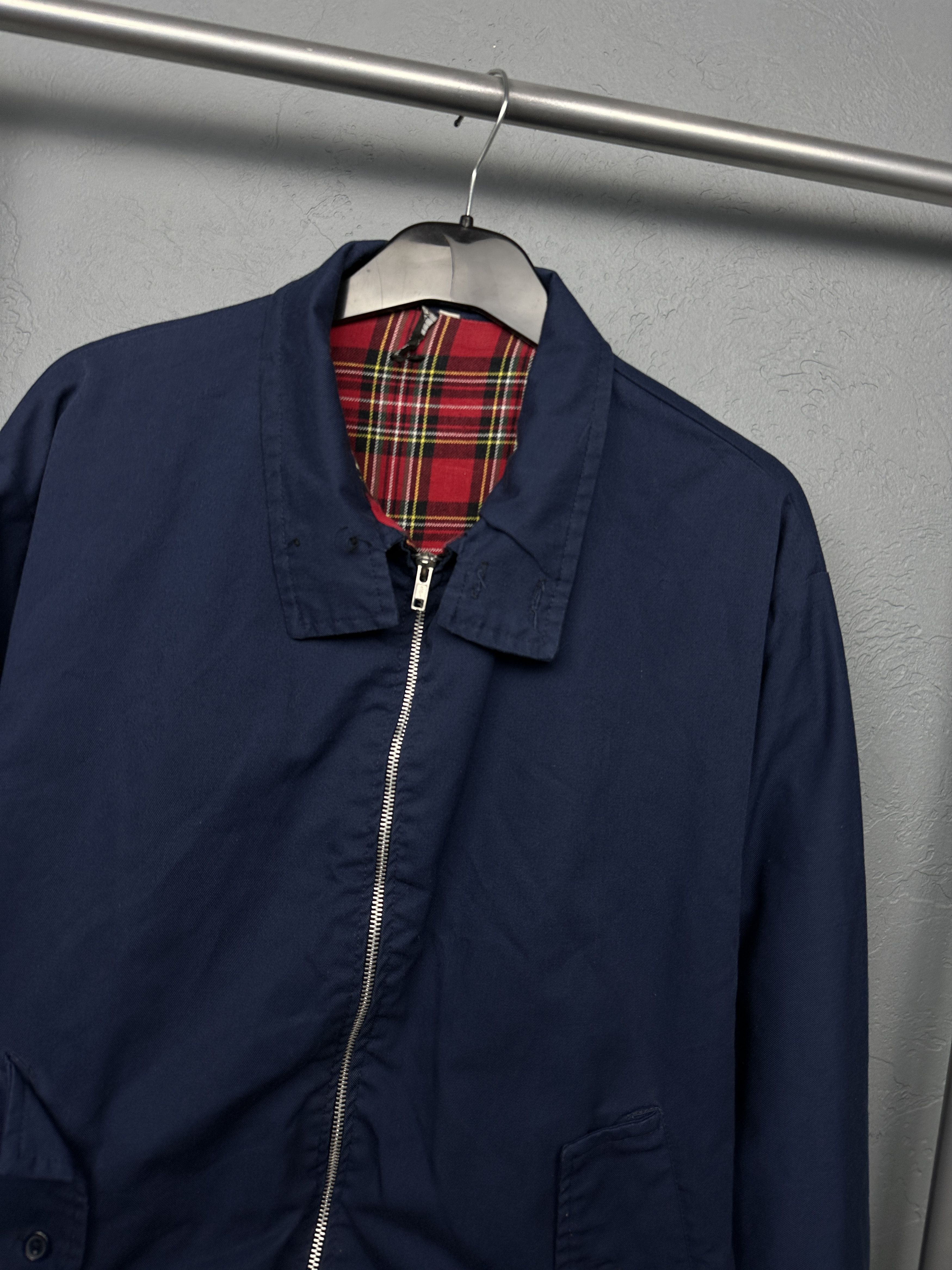 Vintage Vintage England Plaid Lined Collared Bomber Jacket Size US L / EU 52-54 / 3 - 2 Thumbnail