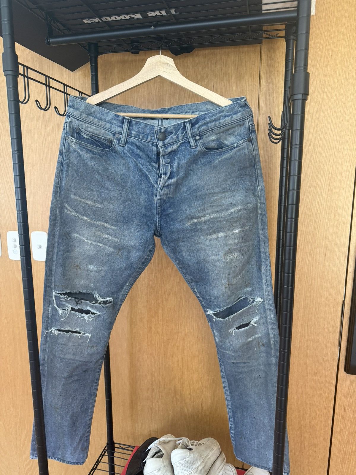 John Elliott John elliott cast 2 HANOI denim - size 32 Size US 34 / EU 50 - 1 Thumbnail