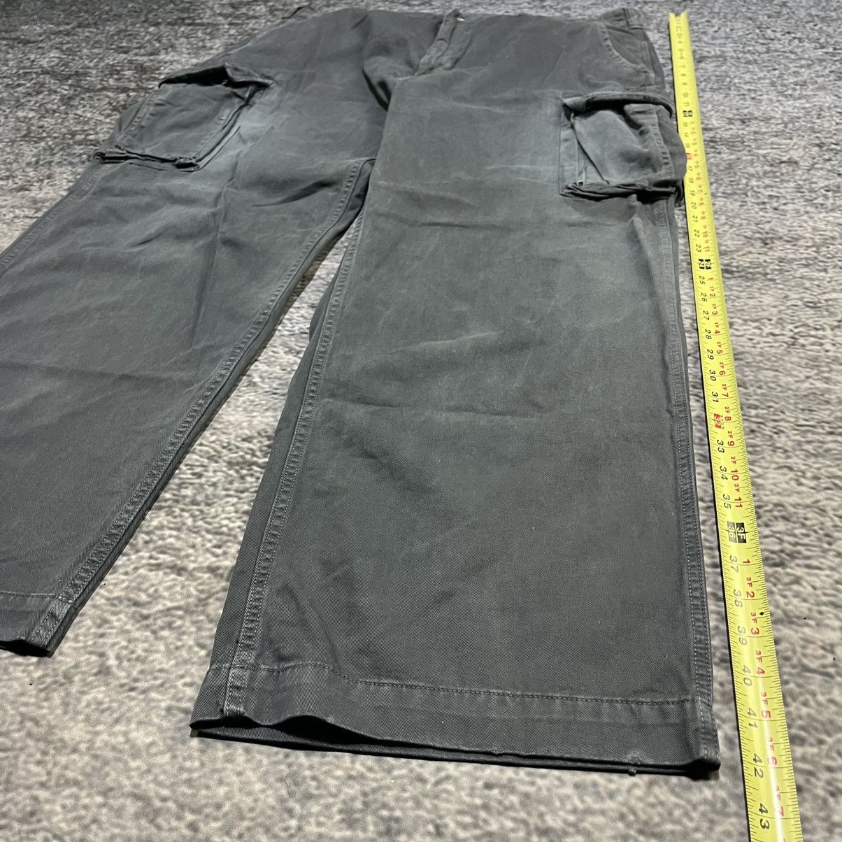 American Eagle Outfitters VINTAGE Y2K AMERICAN EAGLE GRAY BAGGY WIDE LEG CARGO PANTS Size US 38 / EU 54 - 9 Thumbnail