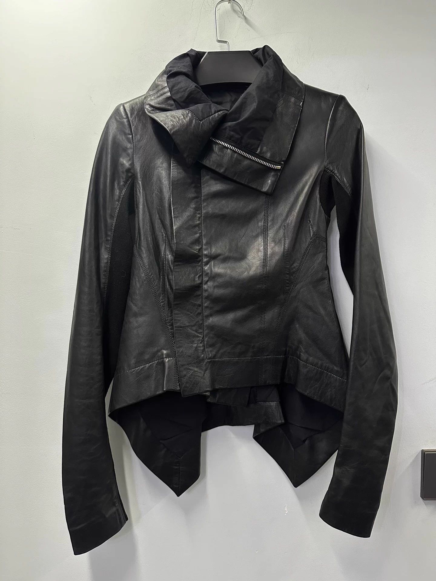 Rick Owens Naska Vntg Swallowtail Sheepskin Jkt XS (38)
