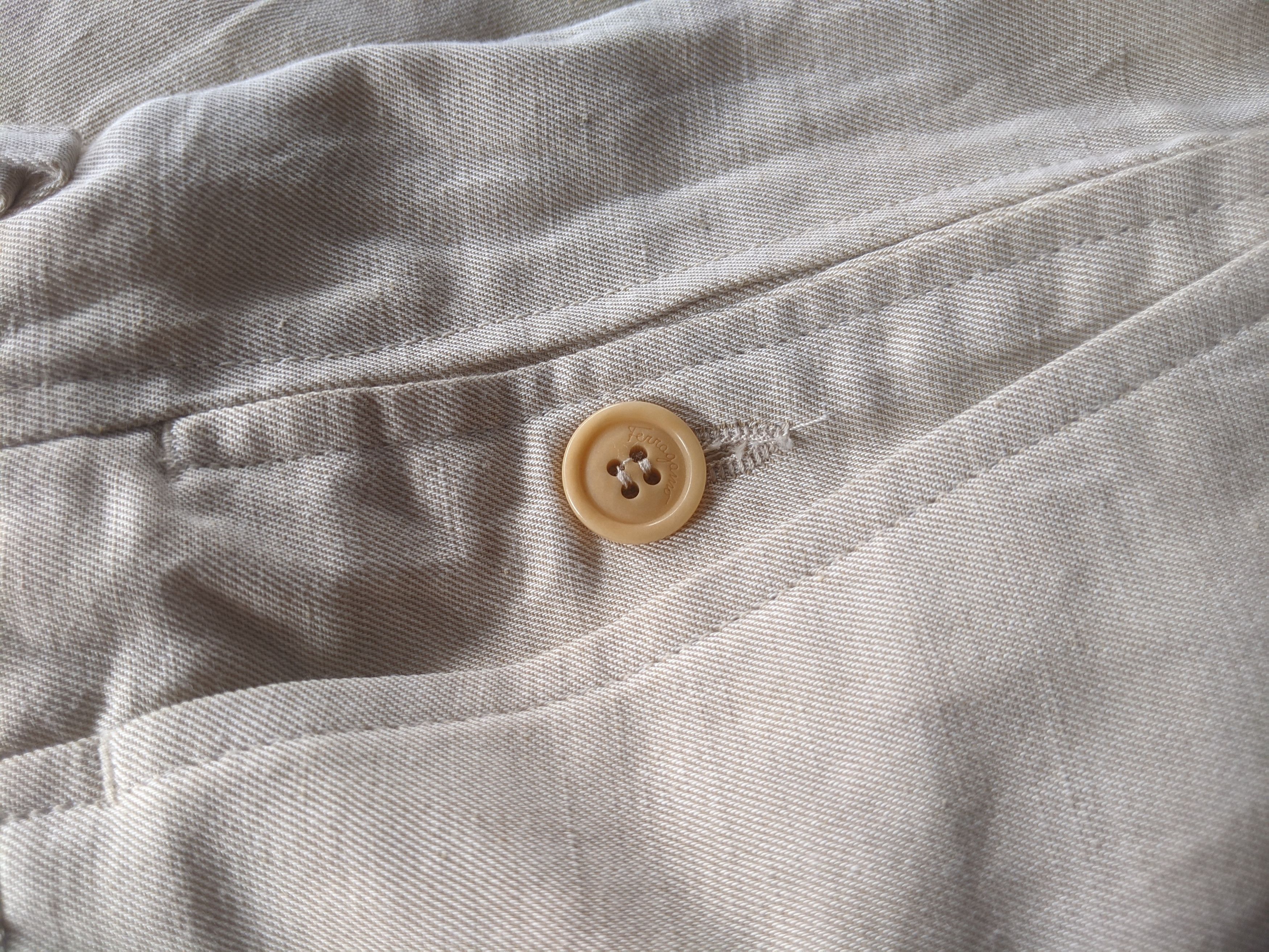 Salvatore Ferragamo Salvatore Ferragamo Linen Pants Size US 34 / EU 50 - 4 Thumbnail