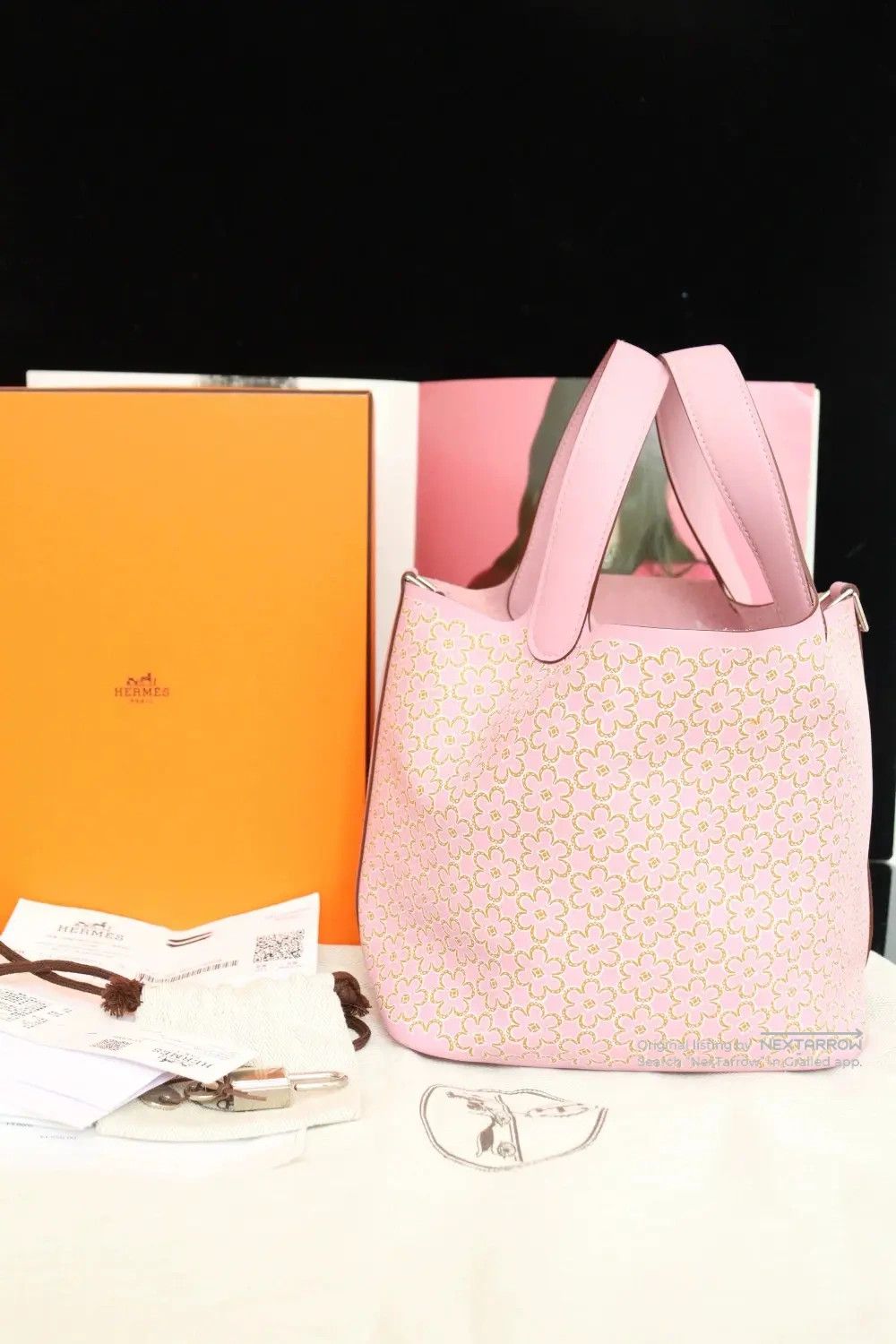 Hermes HERMÈS Picotin Lock 18 Swift Mallow Purple Size ONE SIZE - 8 Thumbnail