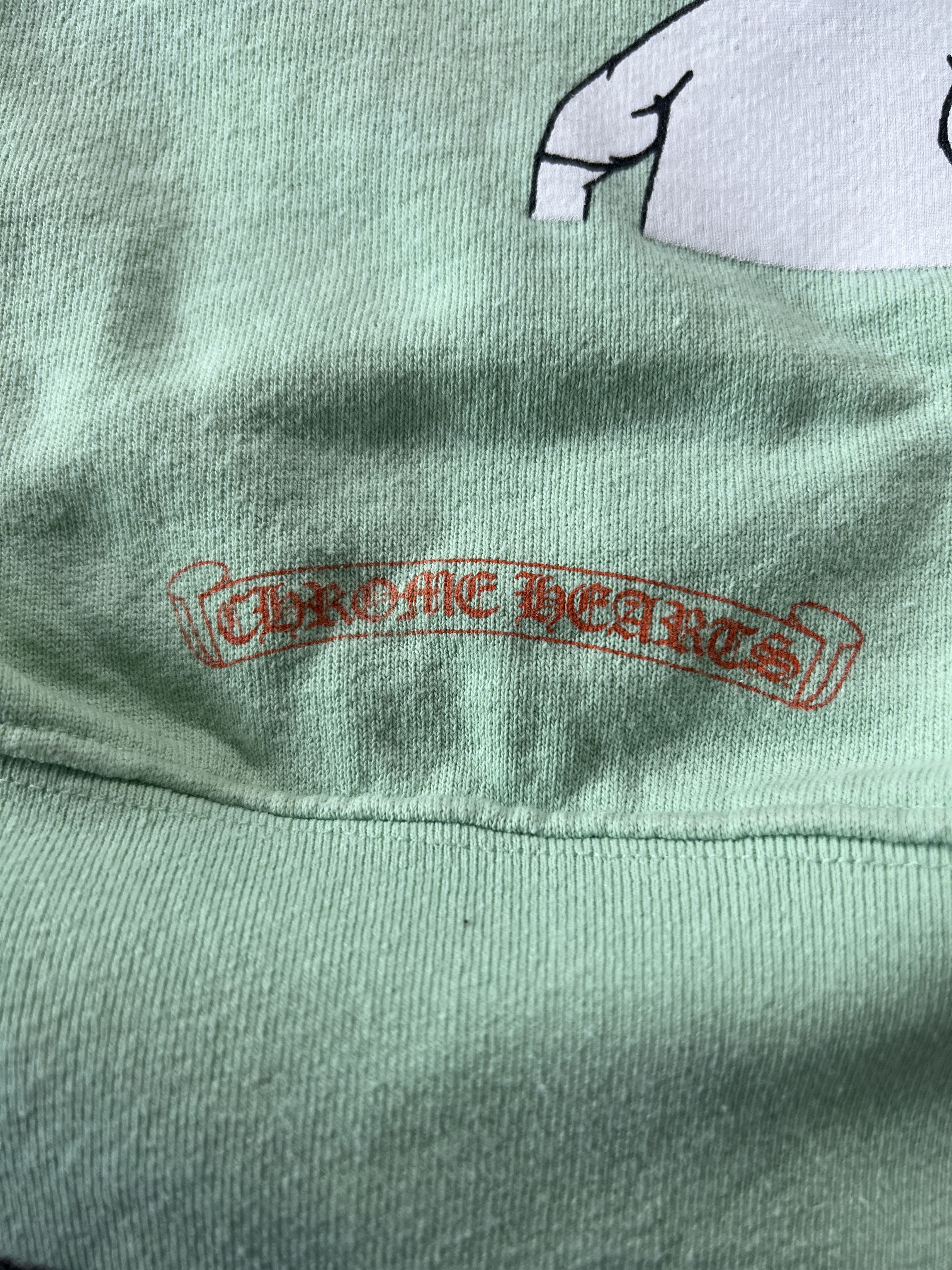 Chrome Hearts Chrome Hearts Matty Boy Mint Green Graphic Sweatshirt Size US M / EU 48-50 / 2 - 10 Thumbnail