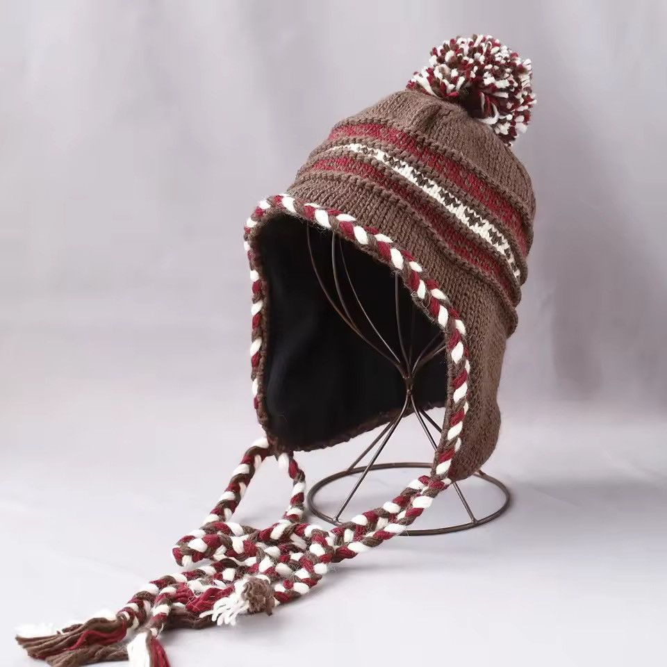 Other Thickened Warm Knitted Wool Cap Size ONE SIZE - 1 Thumbnail
