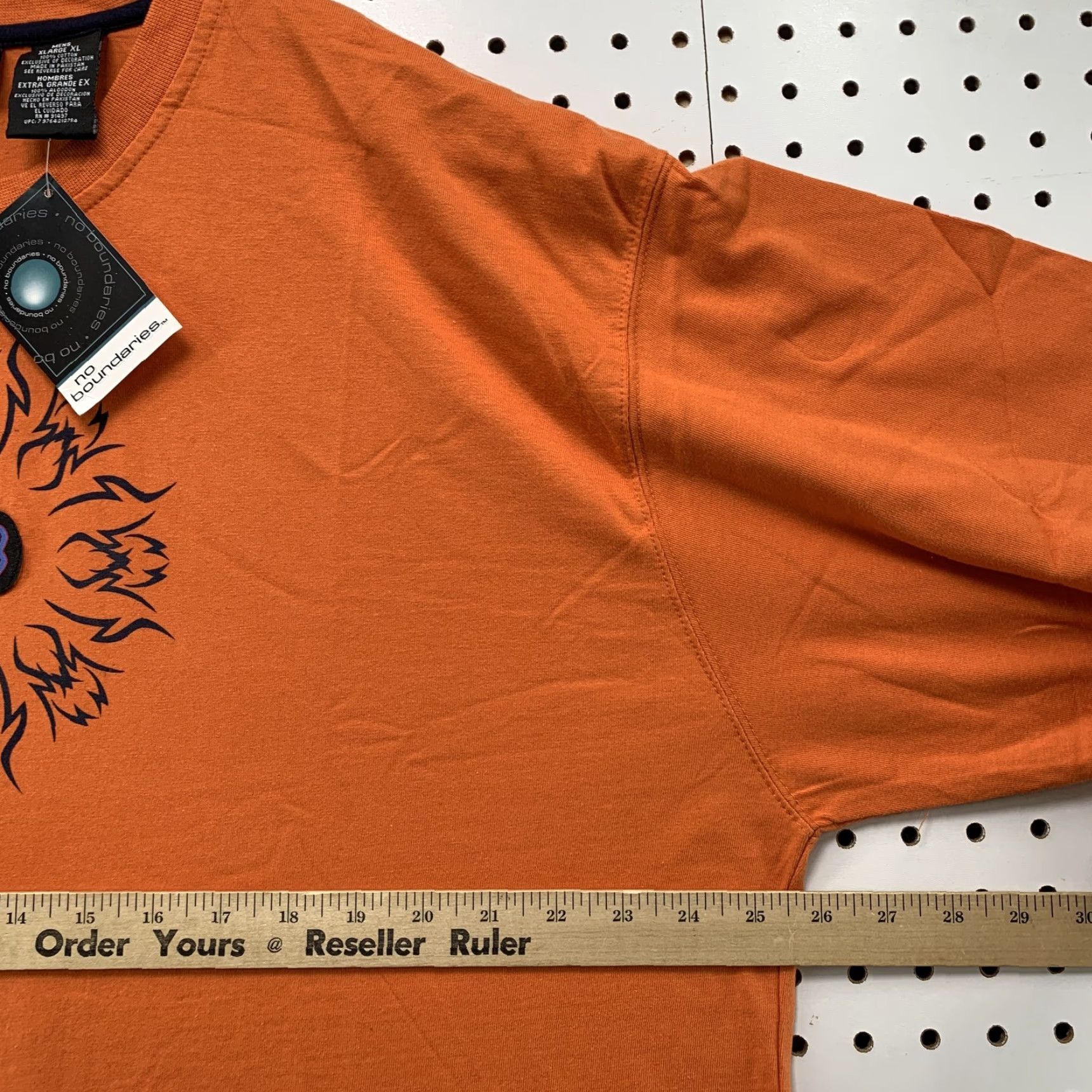 Vintage VINTAGE No Boundaries Graphic Print Shirt Men’s XL Orange Short Sleeve 2000s NWT Size US XL / EU 56 / 4 - 4 Thumbnail