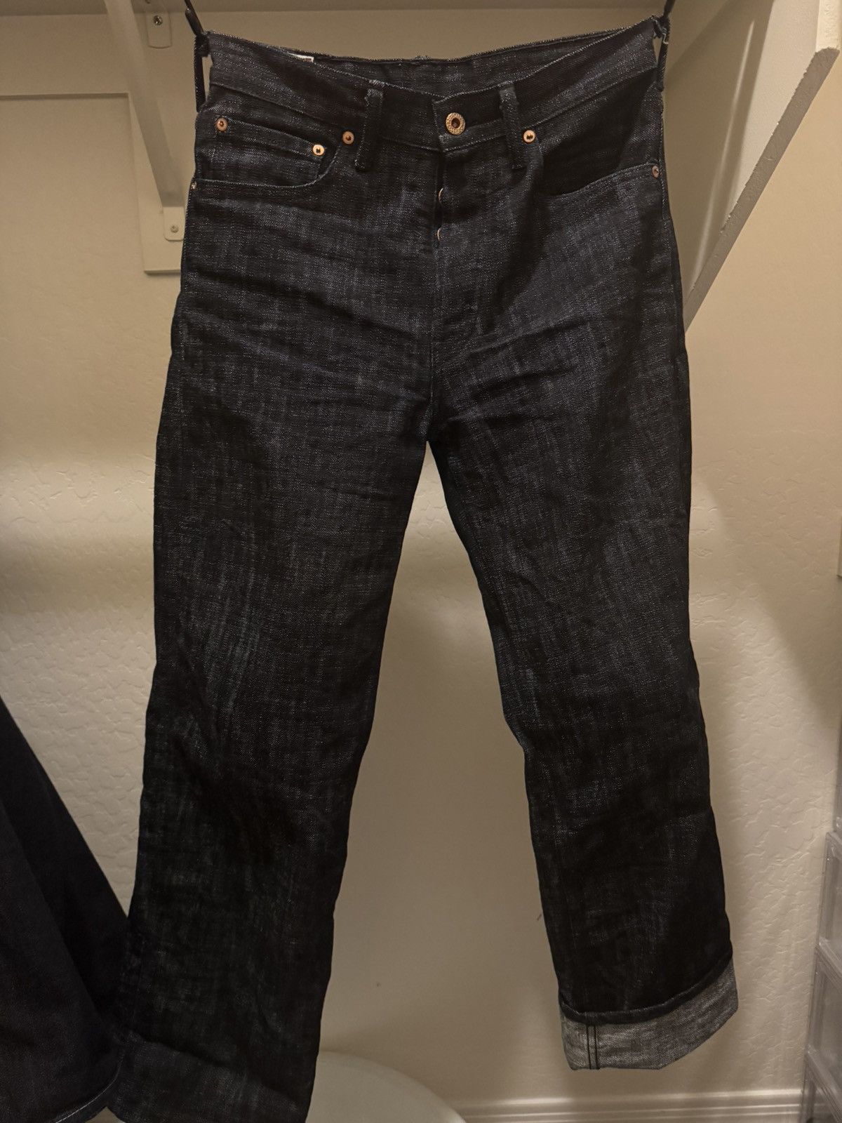 Yuremane Yuremane Yeuniform Indigo Denim Size US 30 / EU 46 - 1 Thumbnail