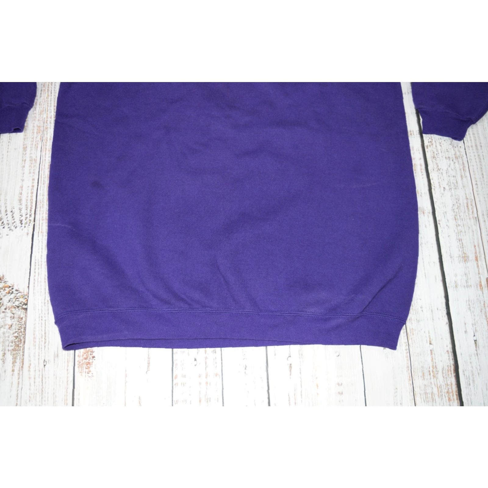 Vintage VINTAGE Chic Sweatshirt Dress 80s Purple L/XL Casual Glam Rock Womens USA Made Size L / US 10 / IT 46 - 4 Thumbnail