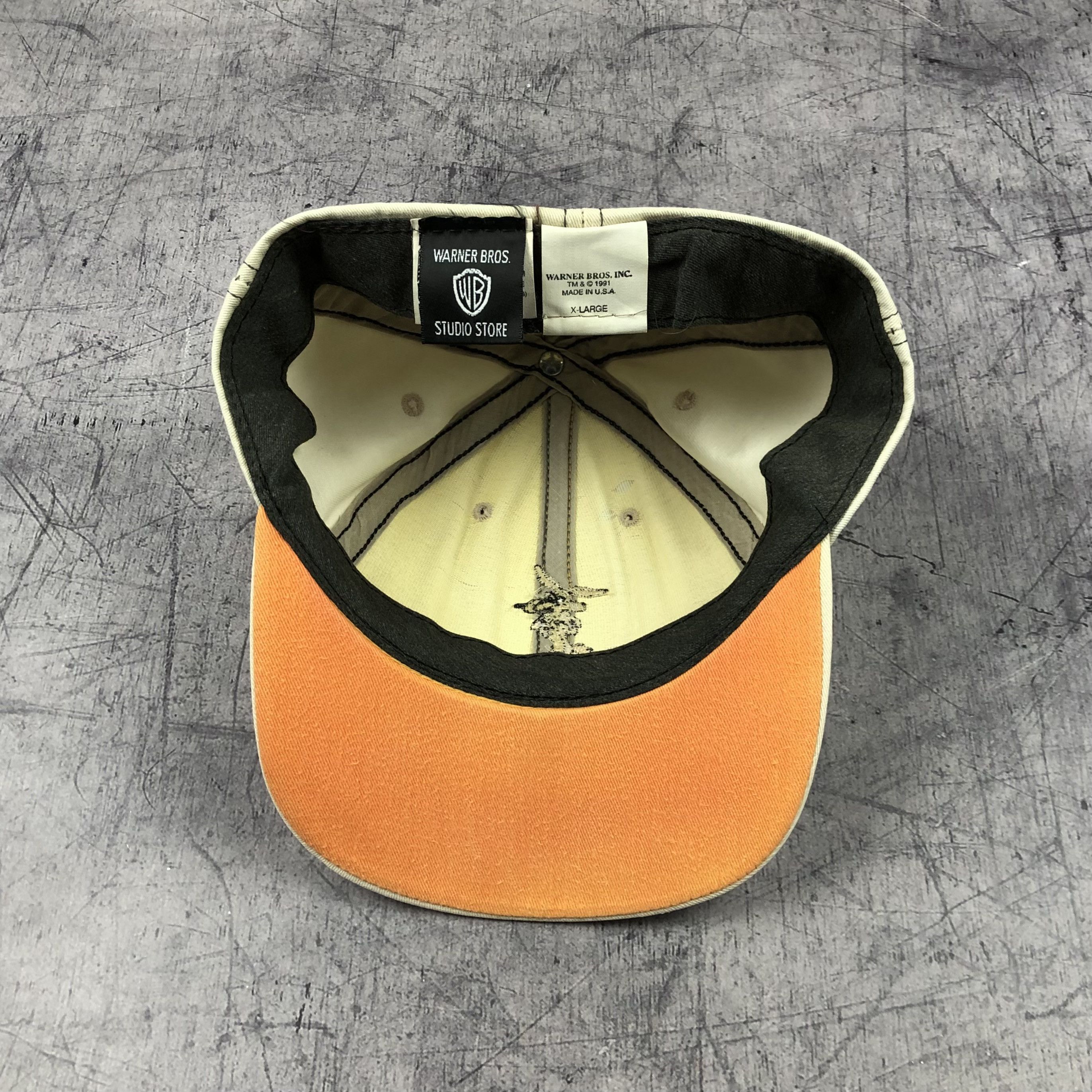Warner Bros Vintage 1997 Wile Coyote USA Cap Size ONE SIZE - 10 Thumbnail