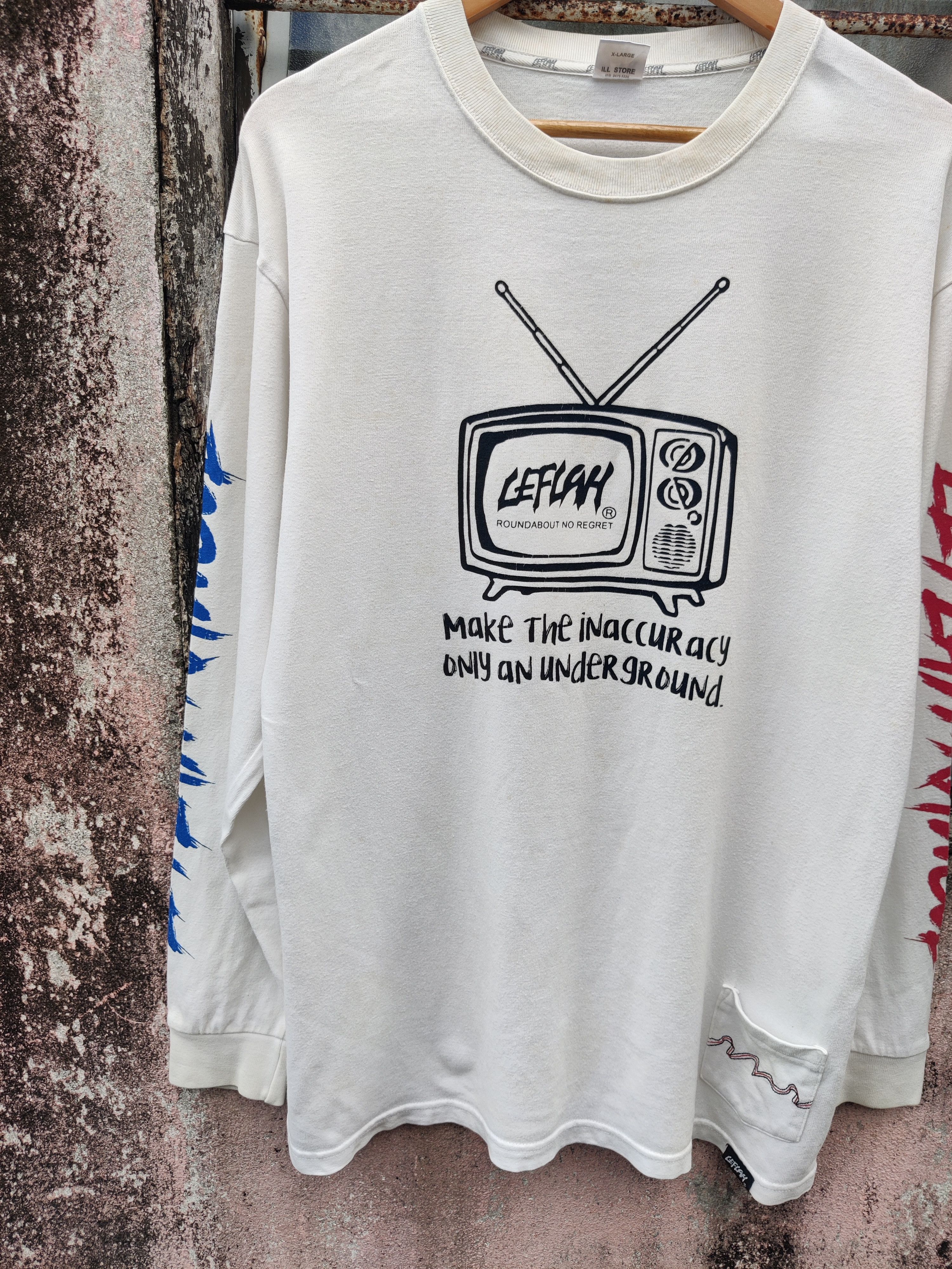 Japanese Brand Vintage archival Leflah Japanese Skate Promo Shirt Size US L / EU 52-54 / 3 - 4 Thumbnail