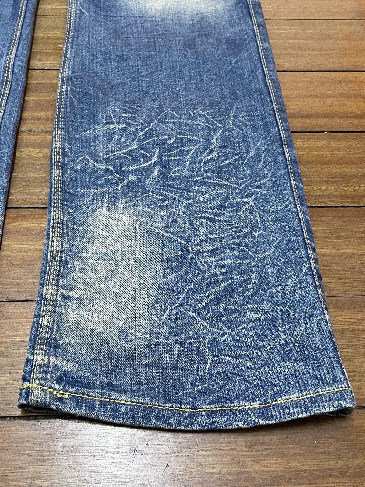14th Addiction Rare Design Vintage Brand Nicole Club Flared Jeans 1990s Size US 33 - 6 Thumbnail