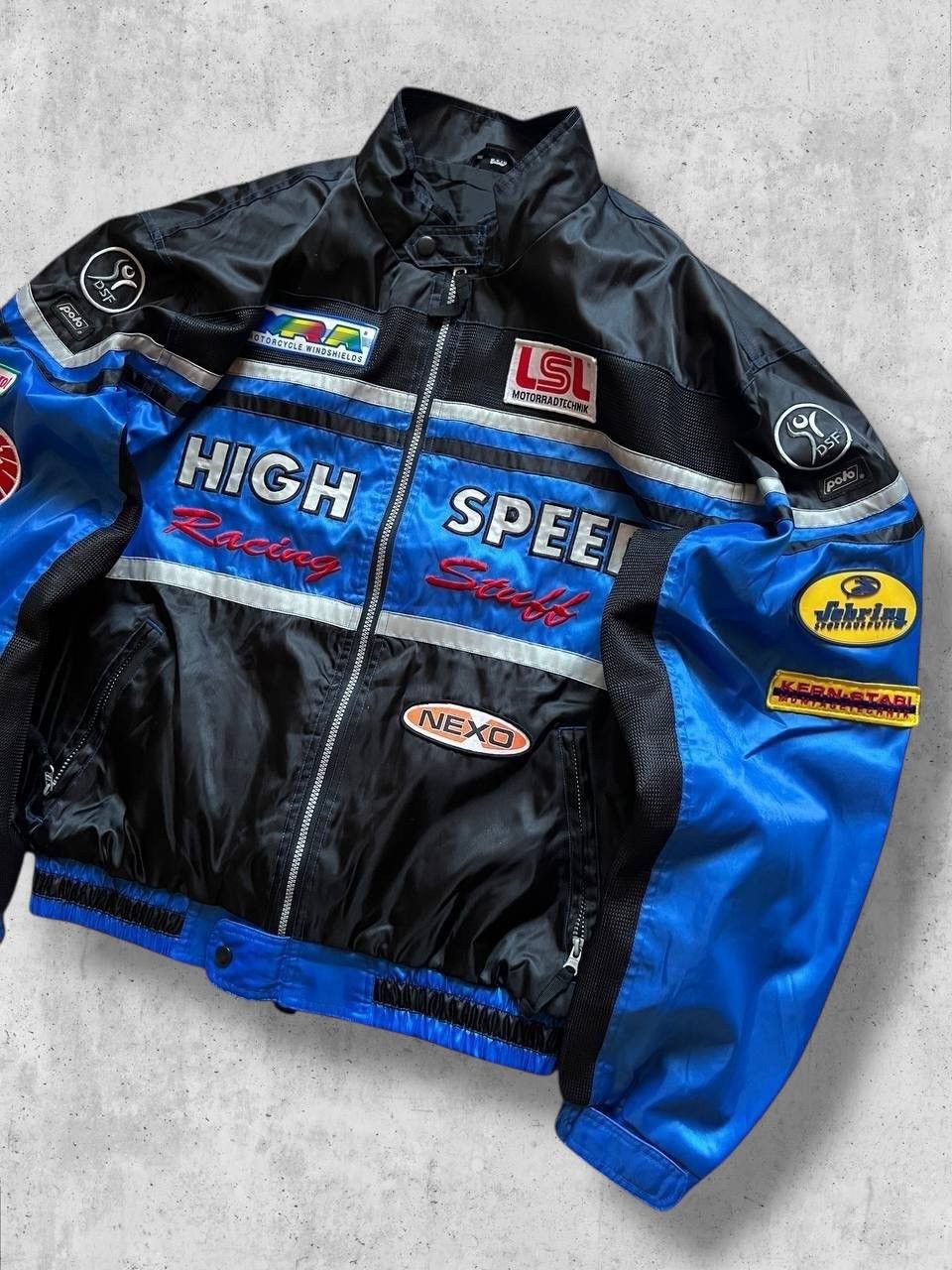 Other VINTAGE RACING JACKET Motobike High Speed cars bomber Size US XXL / EU 58 / 5 - 1 Thumbnail