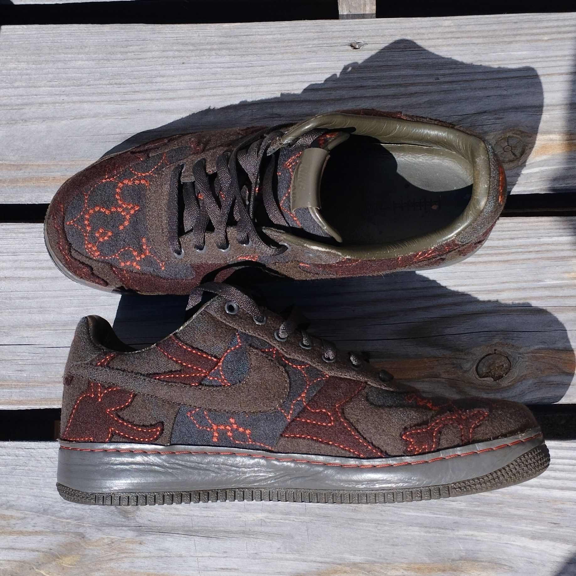 Nike Nike Air Force 1 x MAHARAM "Moss" Size US 11 / EU 44 - 2 Thumbnail