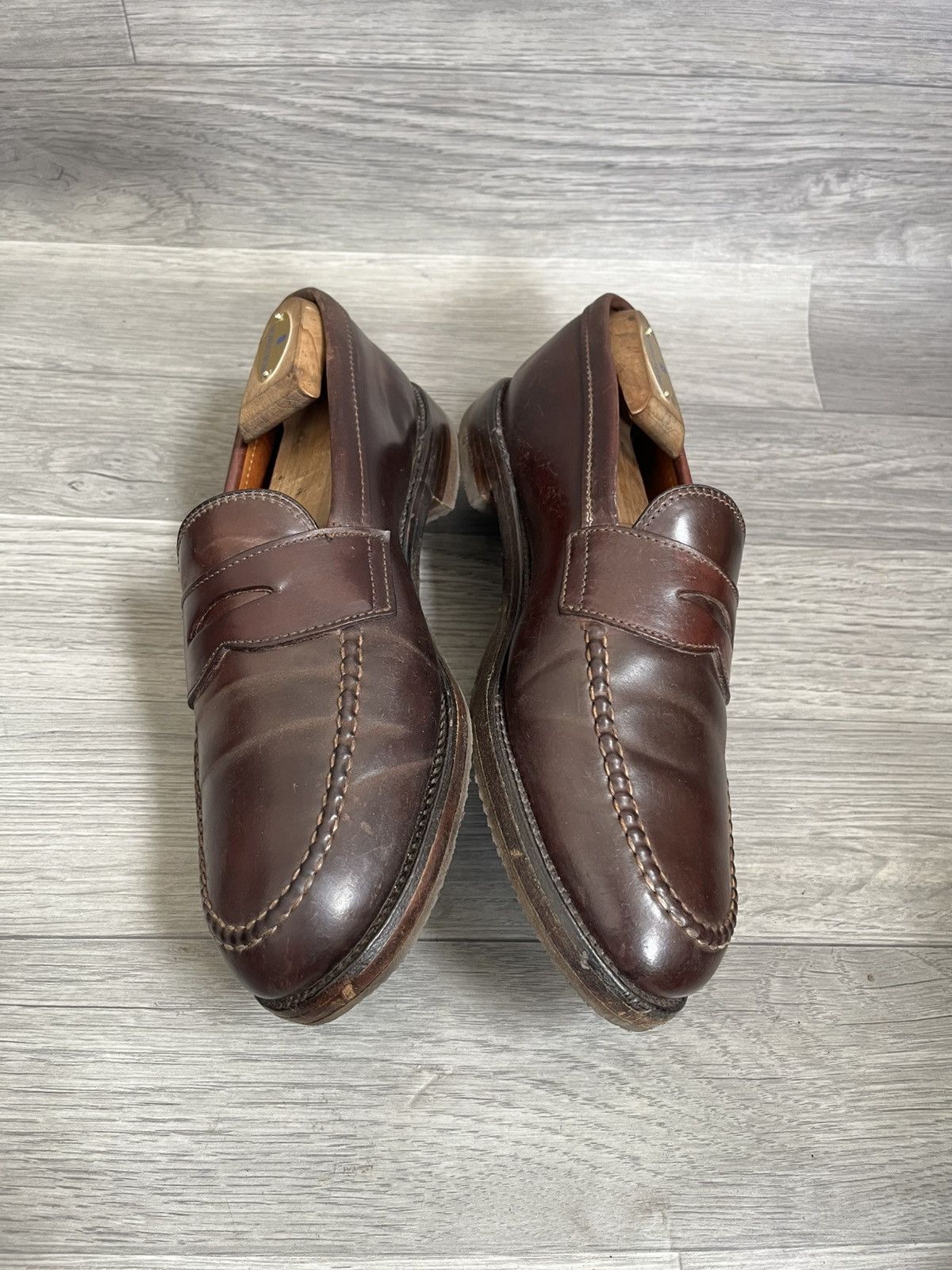 Alden Alden shell cordovan penny loafers Size US 8.5 / EU 41-42 - 10 Thumbnail